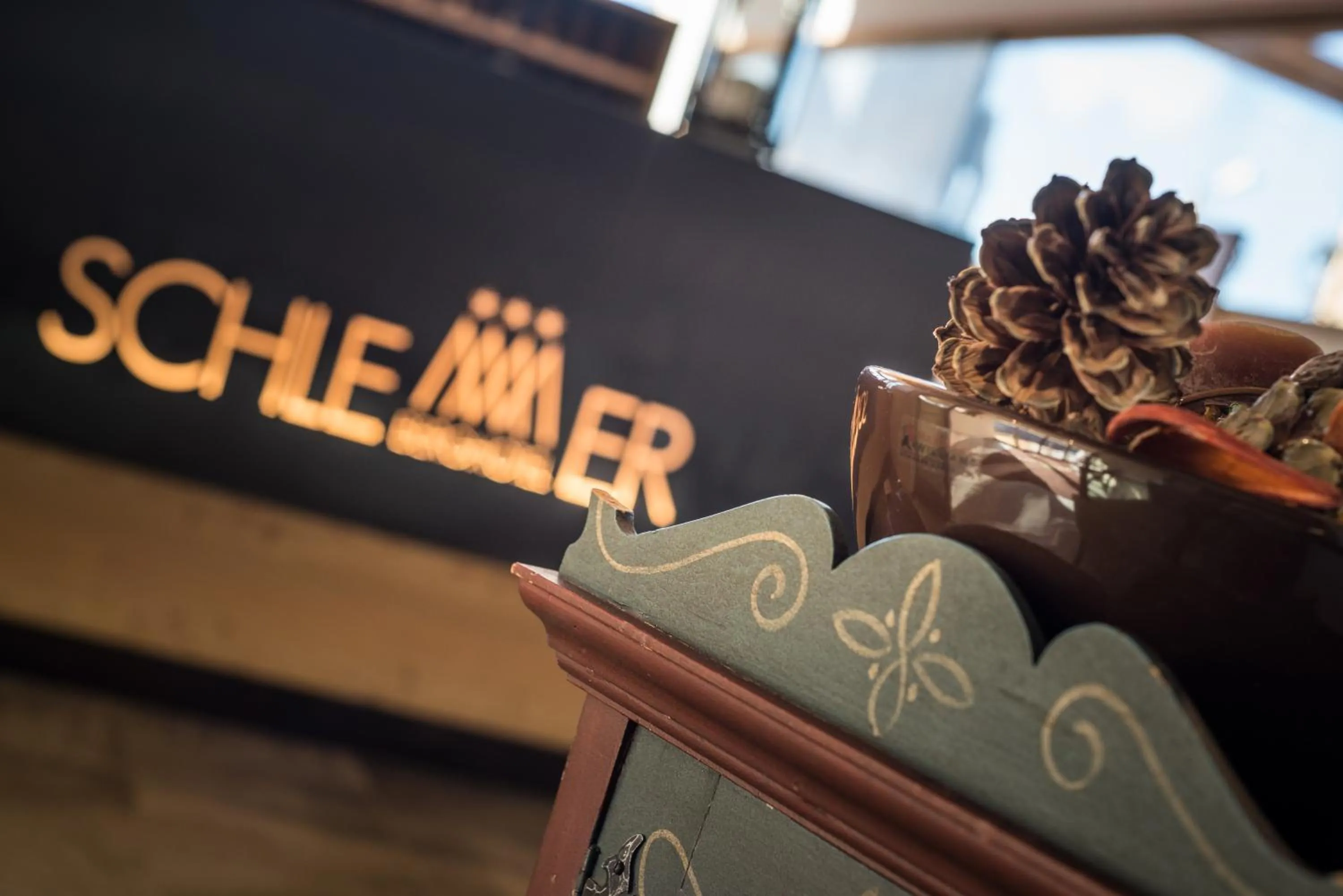 Decorative detail in Berghotel Schlemmer