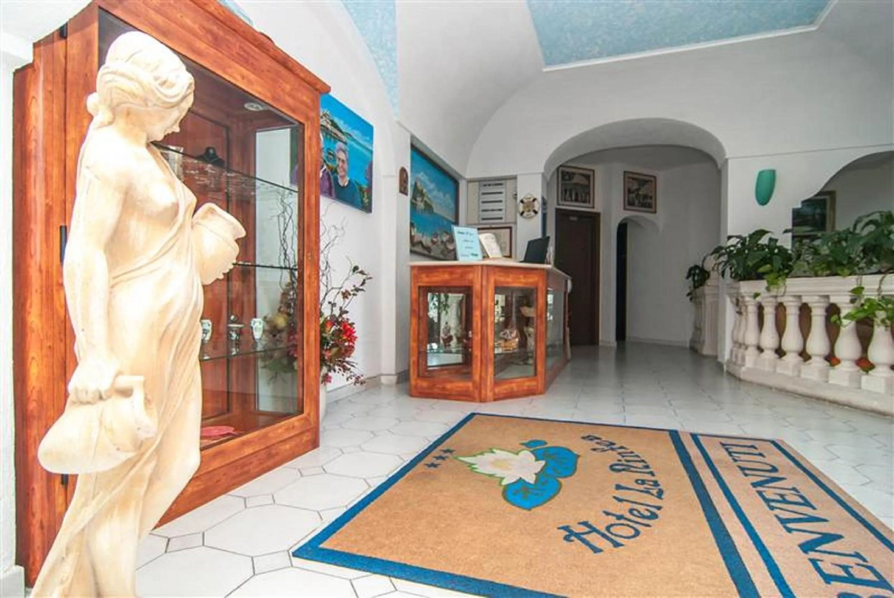 Lobby or reception in Hotel La Ninfea