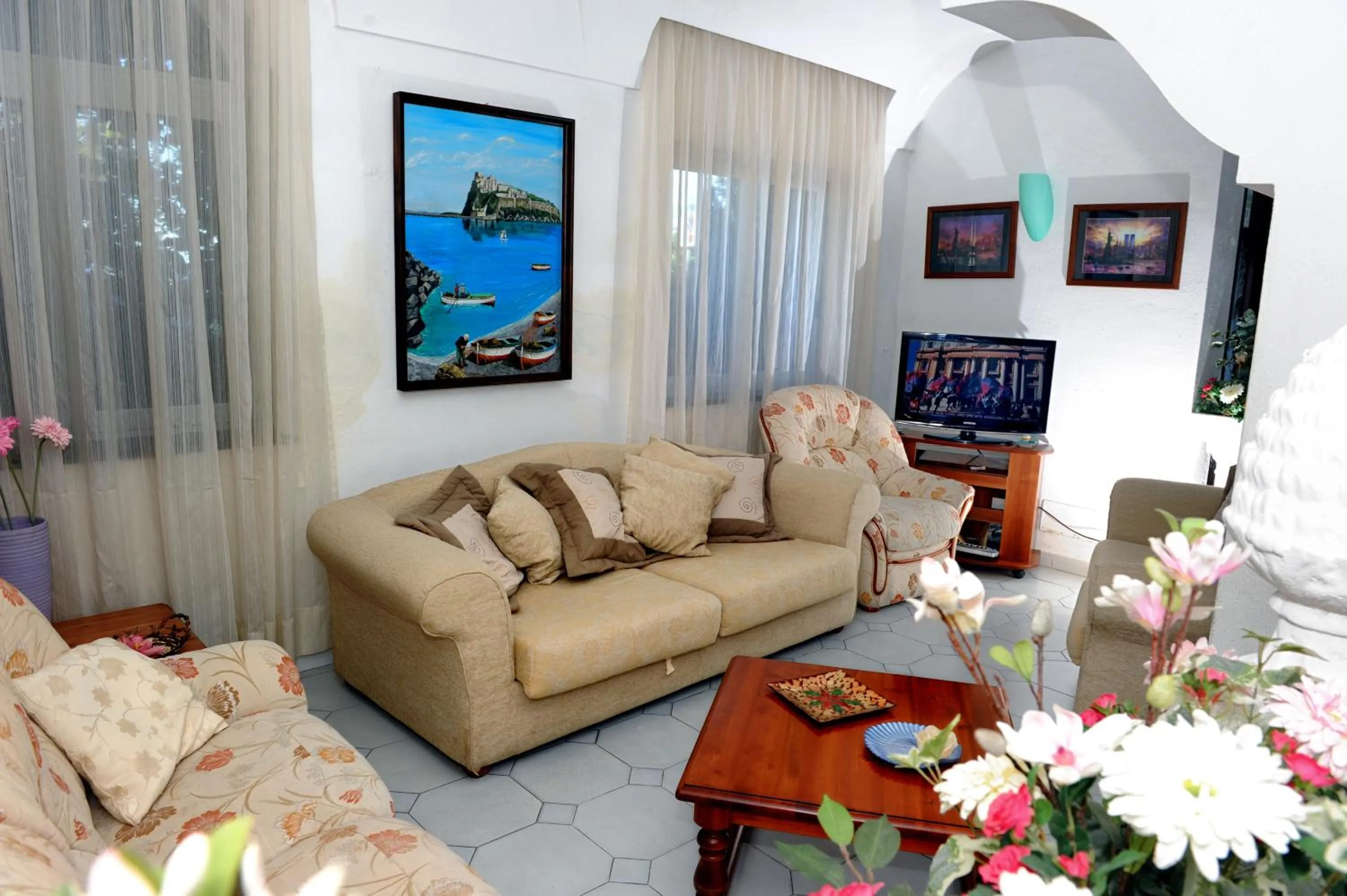 Lobby or reception in Hotel La Ninfea