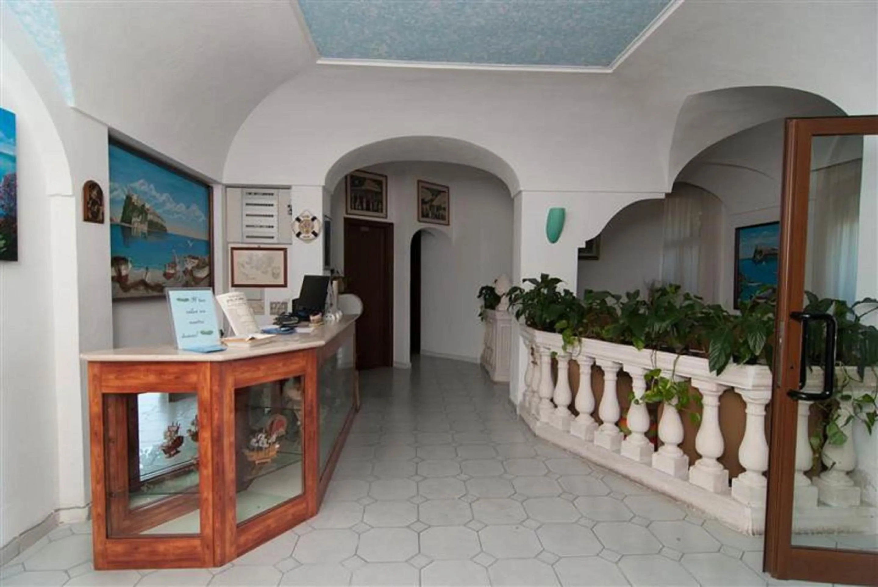Lobby or reception in Hotel La Ninfea