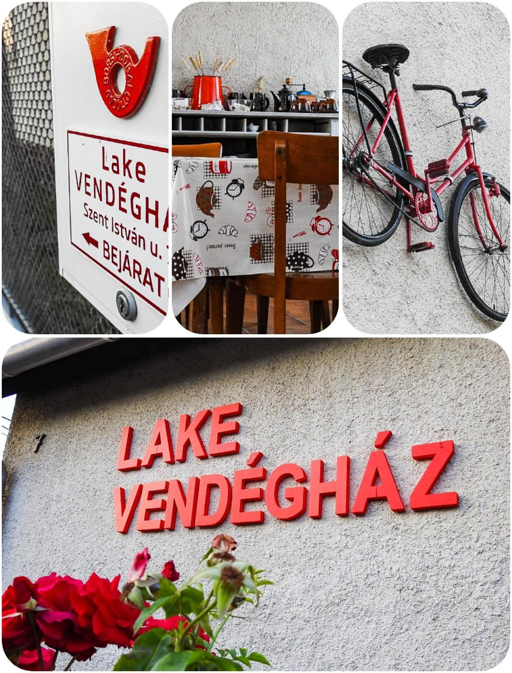 Property logo or sign in Lake Vendégház