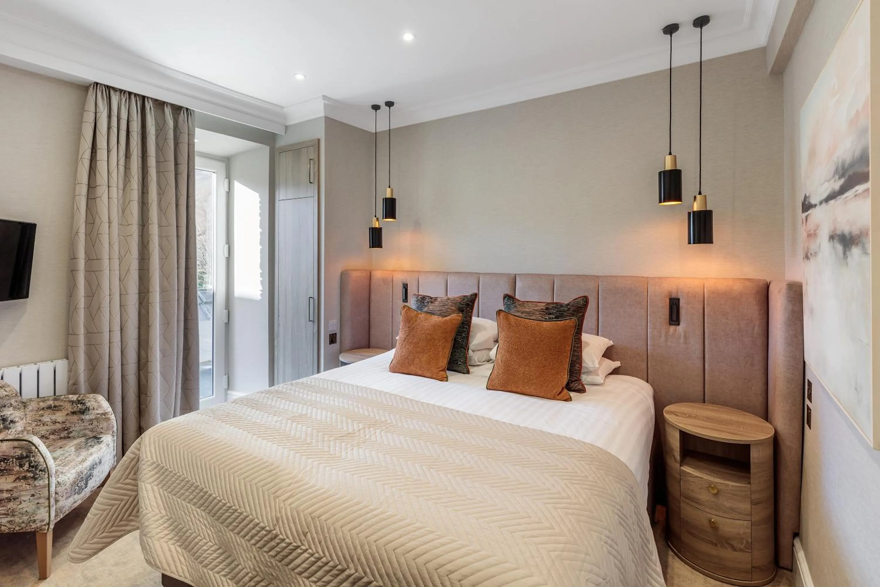 Bed in The Borrowdale Hotel