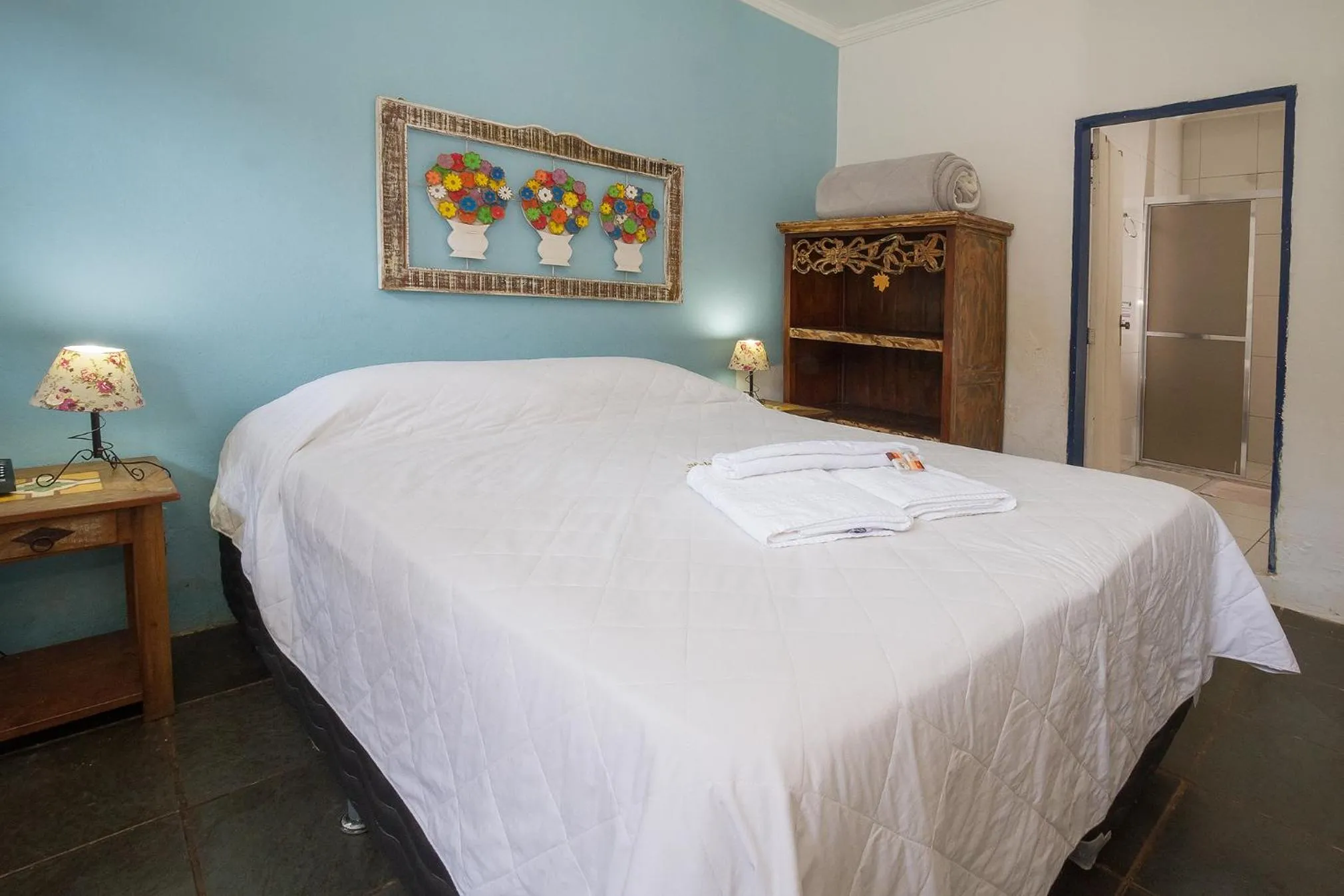 Bed in Hotel Serra Vista