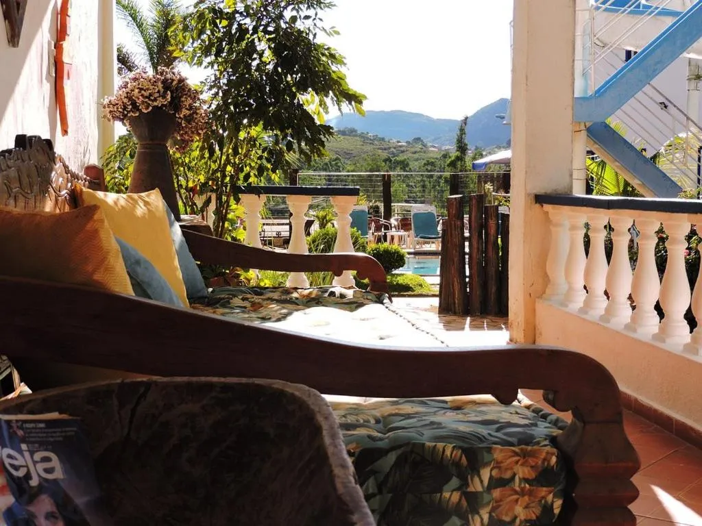 Patio in Hotel Serra Vista