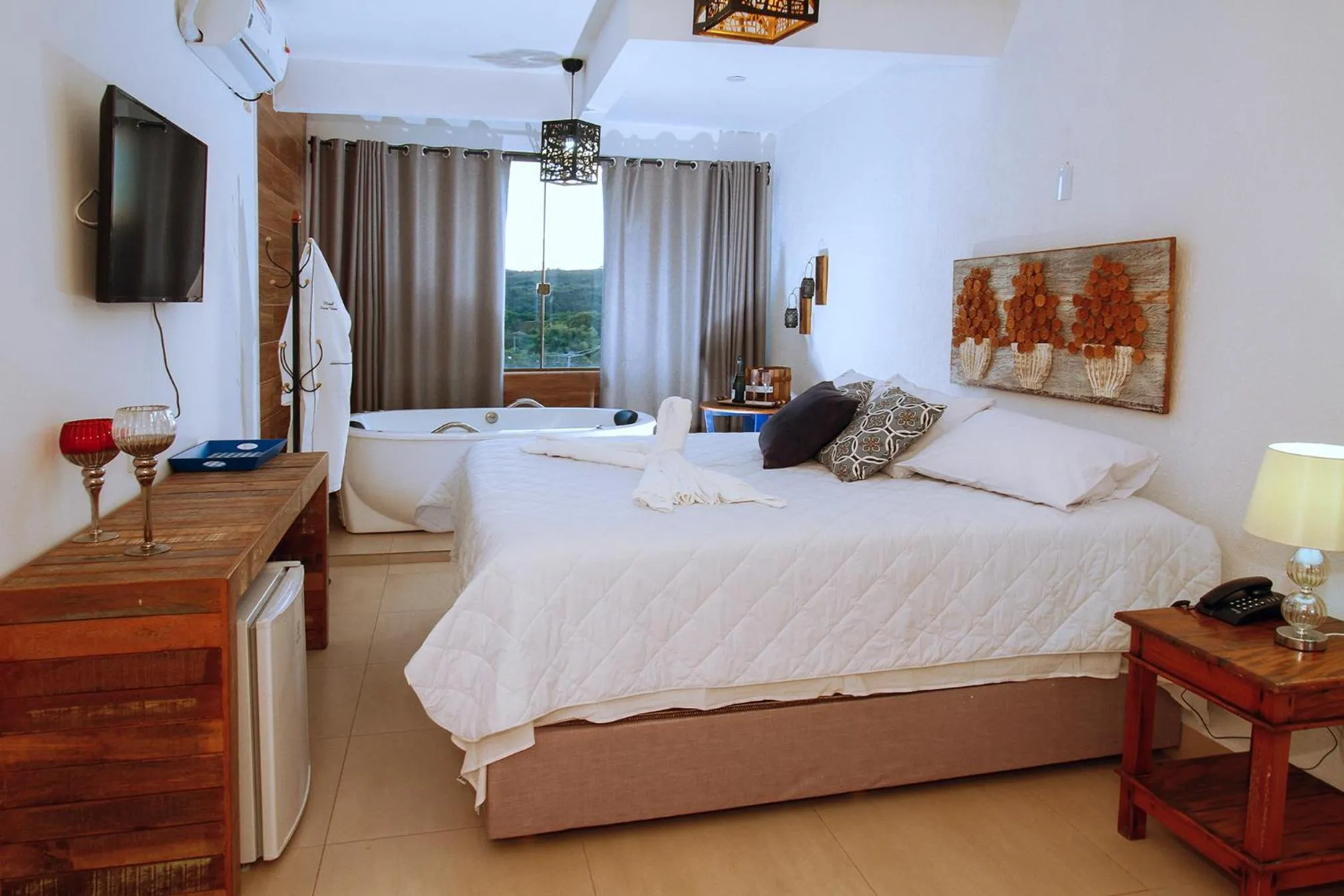 Bed in Hotel Serra Vista