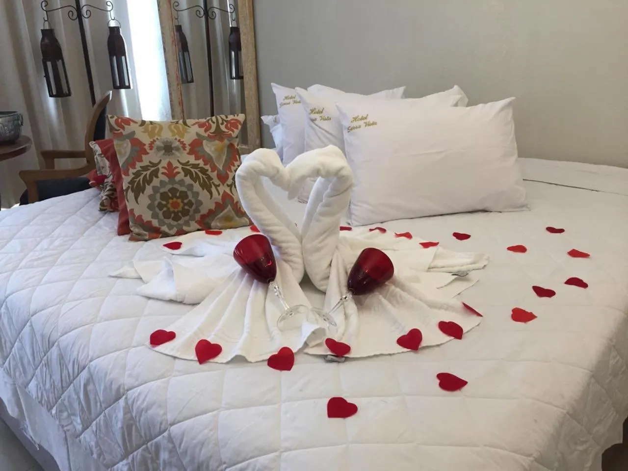 Bed in Hotel Serra Vista