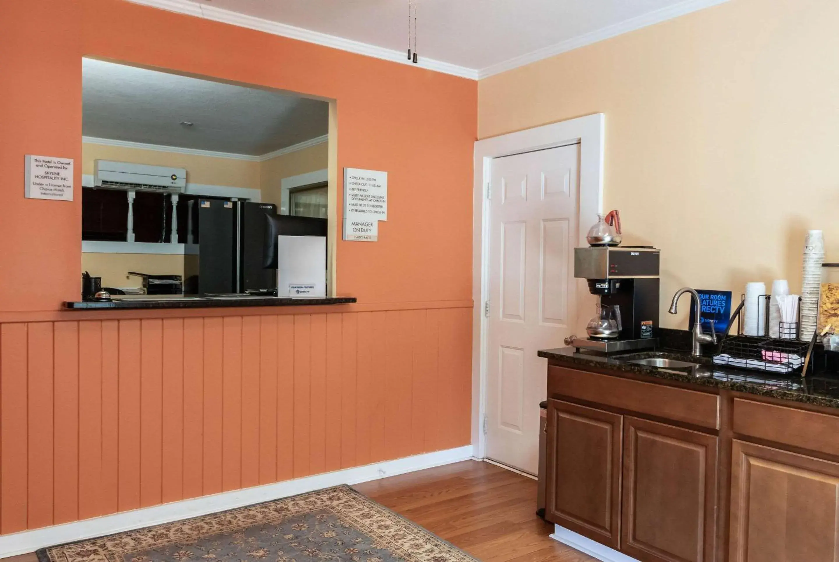 Lobby or reception in Rodeway Inn & Suites Walhalla Lobby or reception in Rodeway Inn & Suites Walhalla