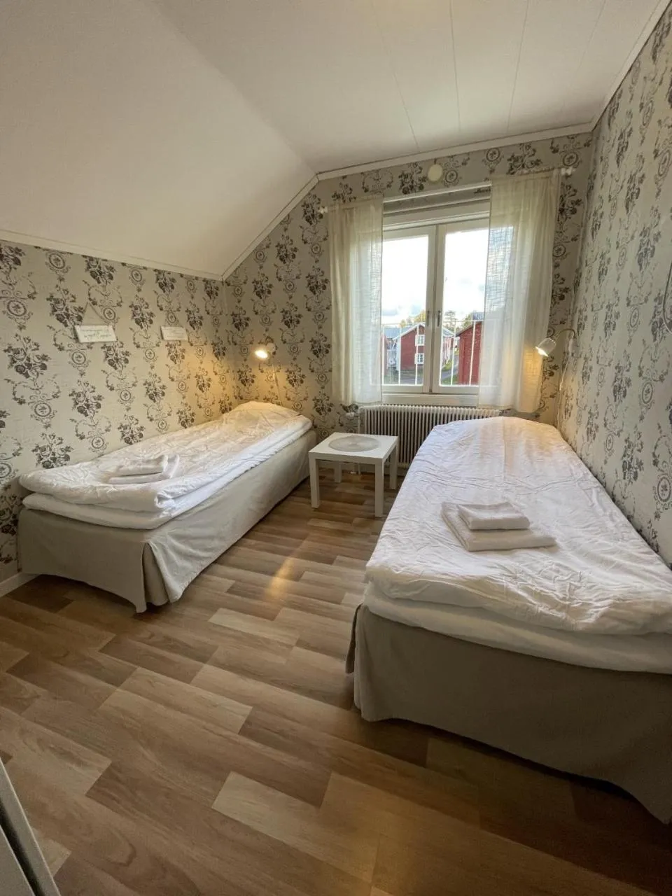 Bed in Sörnäsgården Bed & Breakfast