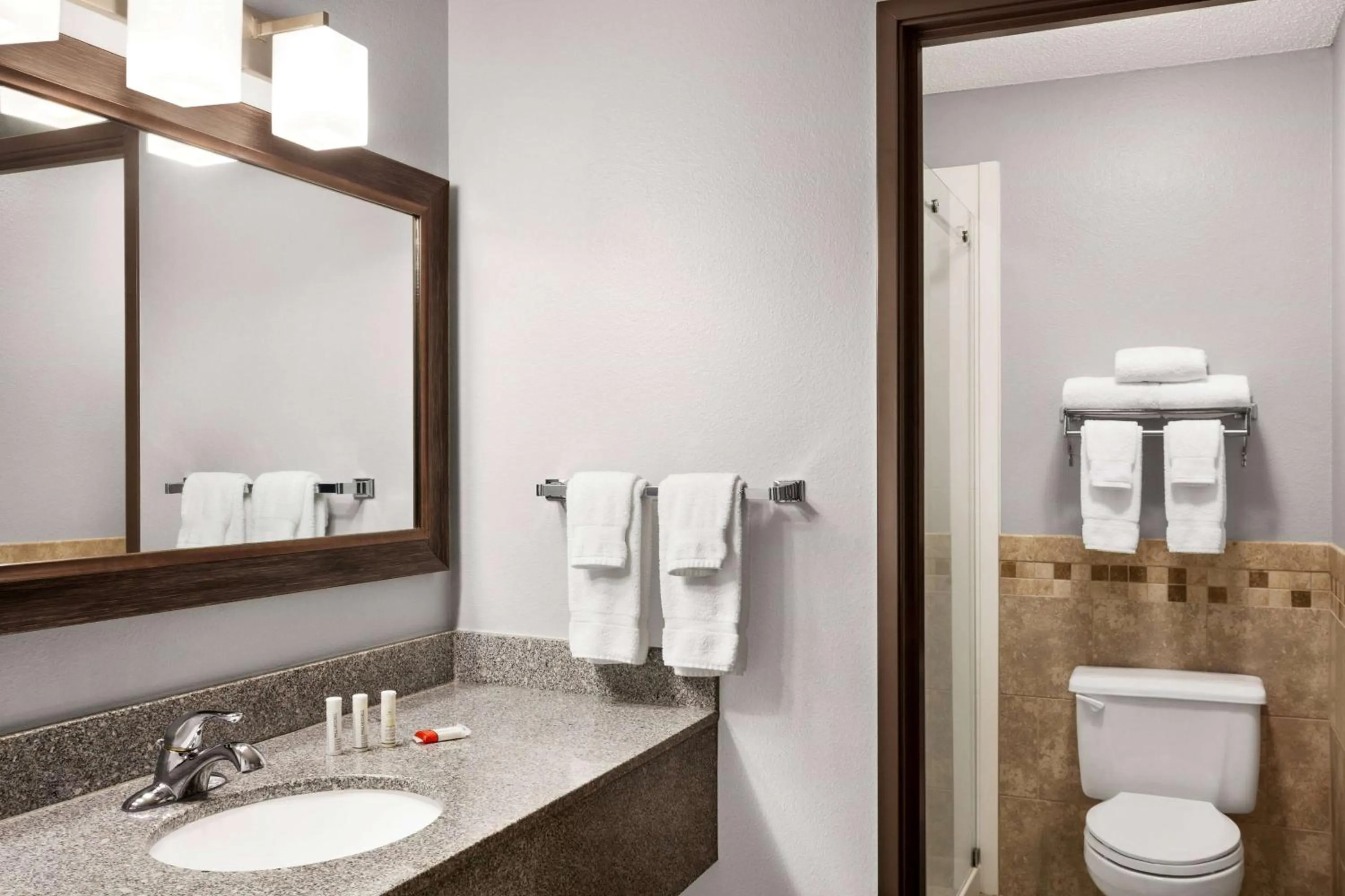 TV and multimedia in AmericInn by Wyndham Sauk Centre