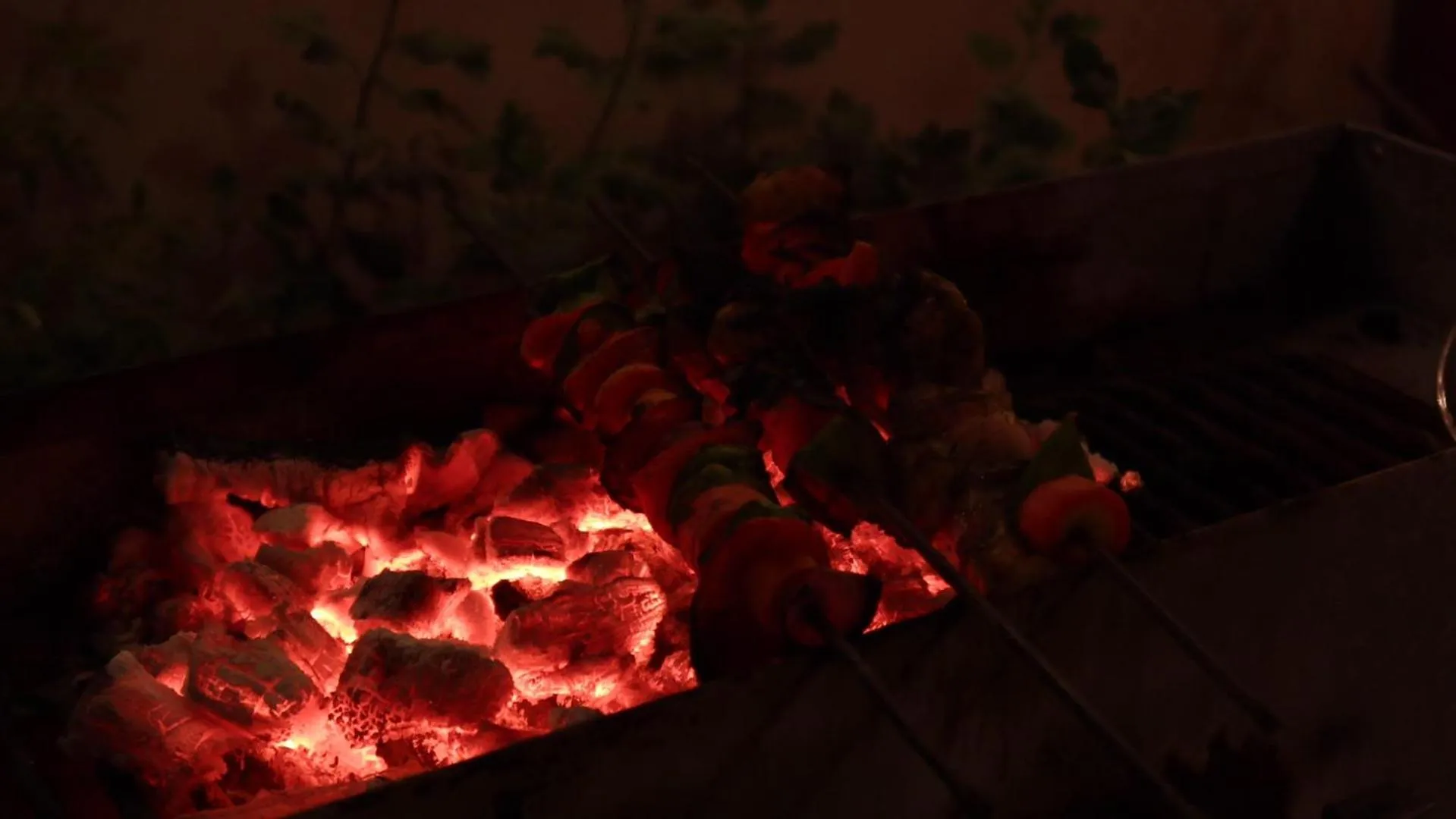 BBQ facilities in The Desire Hostel