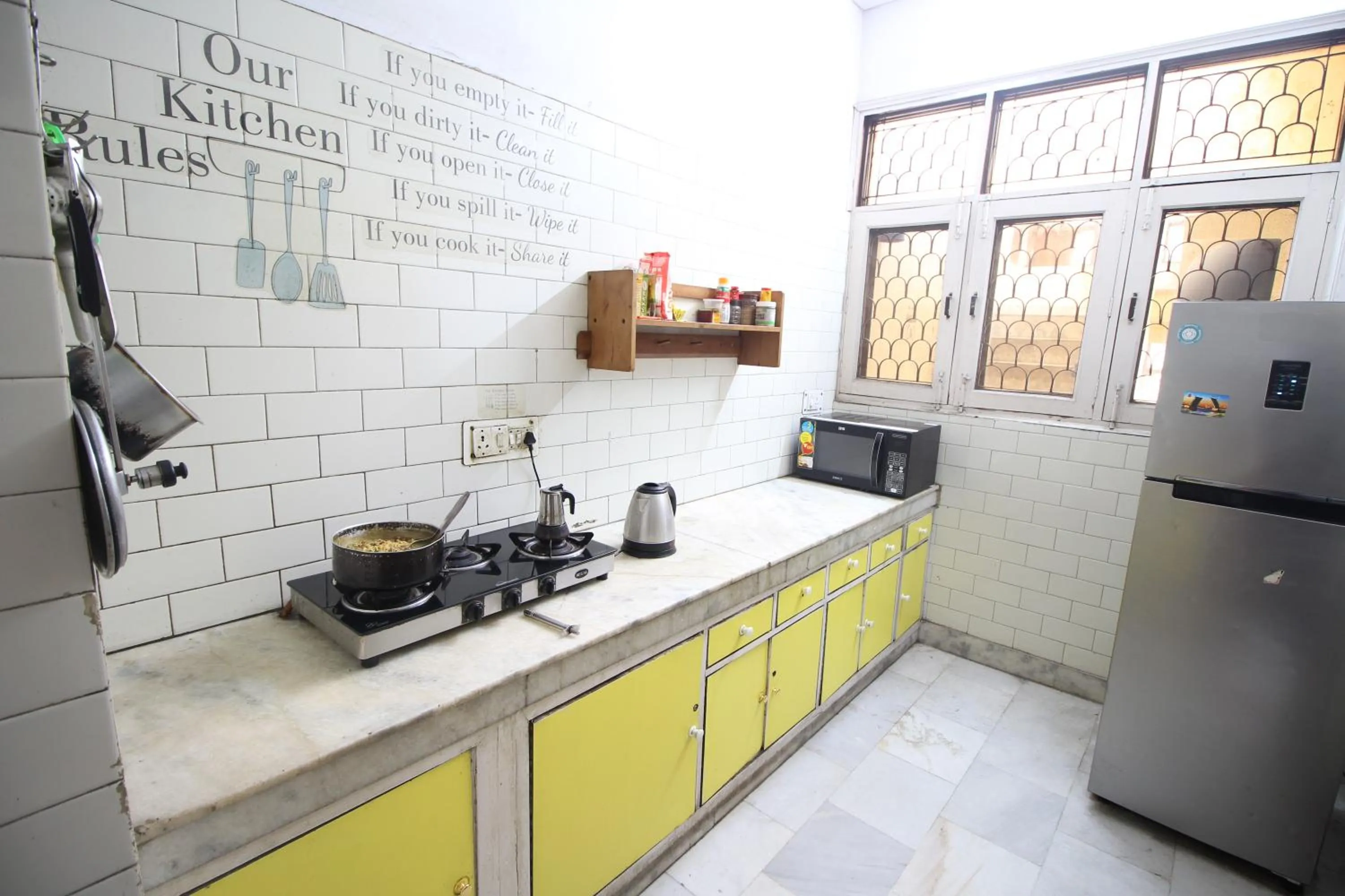 Kitchen or kitchenette in The Desire Hostel