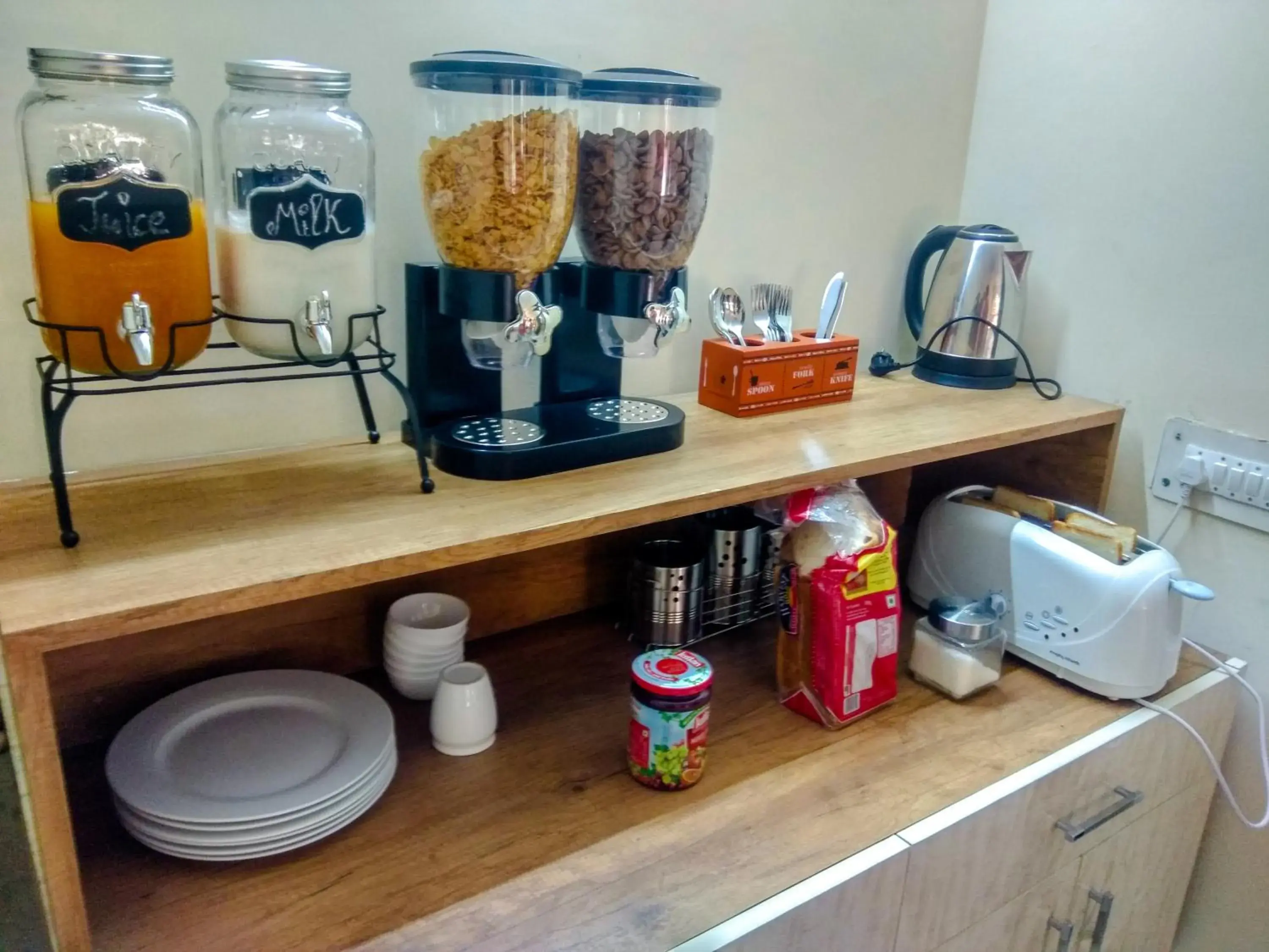 Breakfast in The Desire Hostel Breakfast in The Desire Hostel