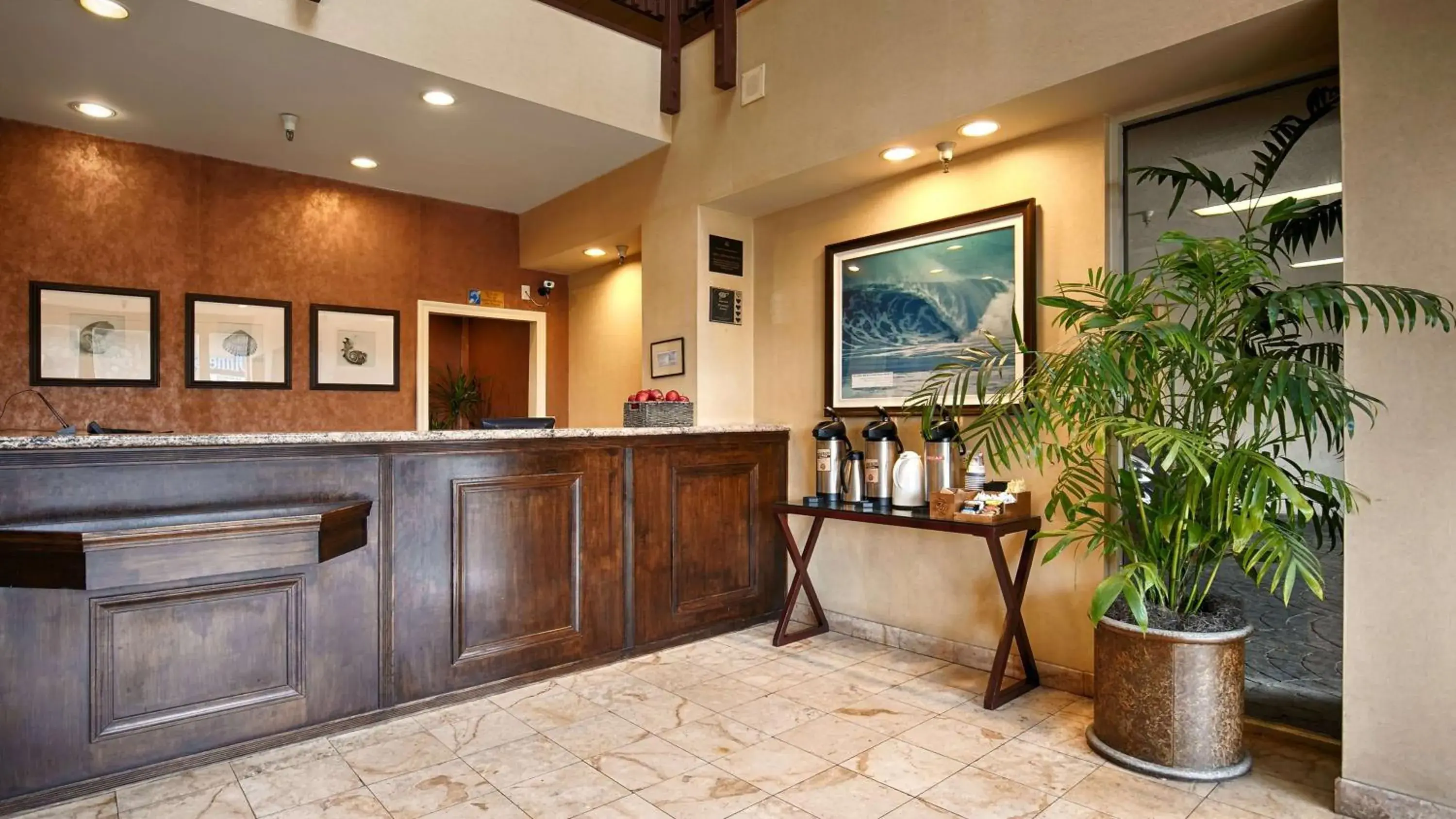 Lobby or reception in Pacifica Lighthouse Hotel Trademark Collection by Wyndham Lobby or reception in Pacifica Lighthouse Hotel Trademark Collection by Wyndham