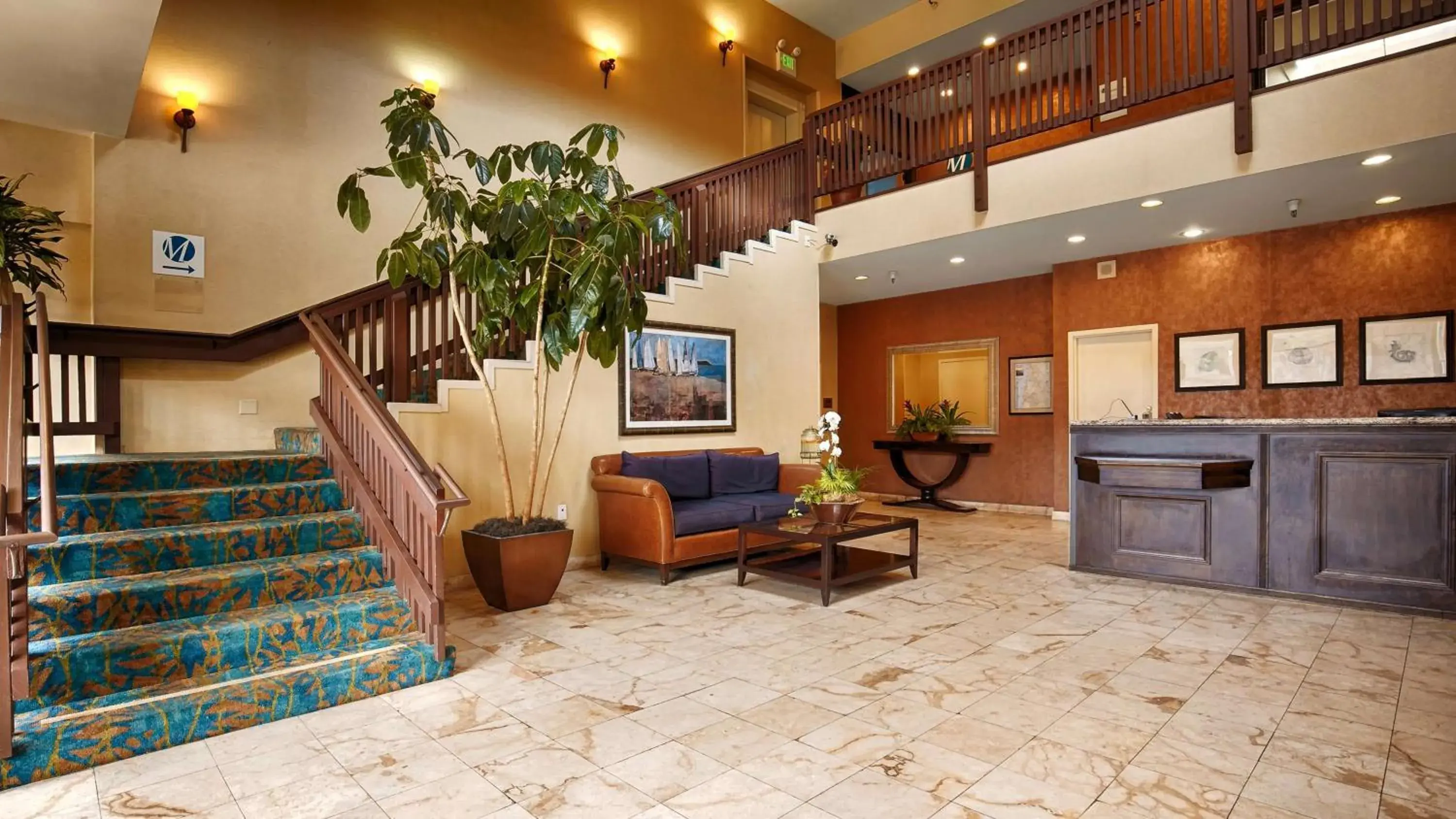 Lobby or reception in Pacifica Lighthouse Hotel Trademark Collection by Wyndham Lobby or reception in Pacifica Lighthouse Hotel Trademark Collection by Wyndham