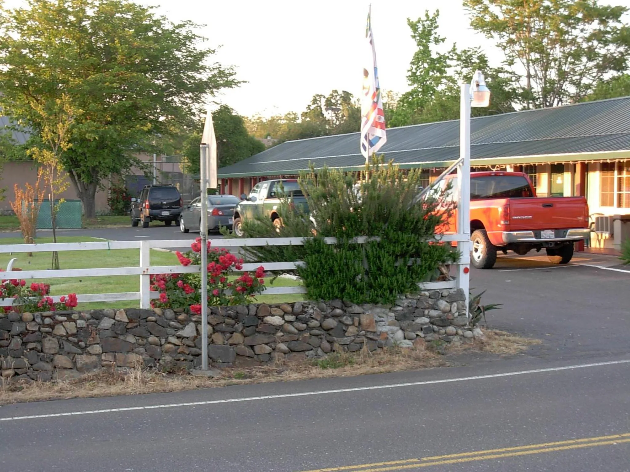 Parking in Jumping Frog Motel