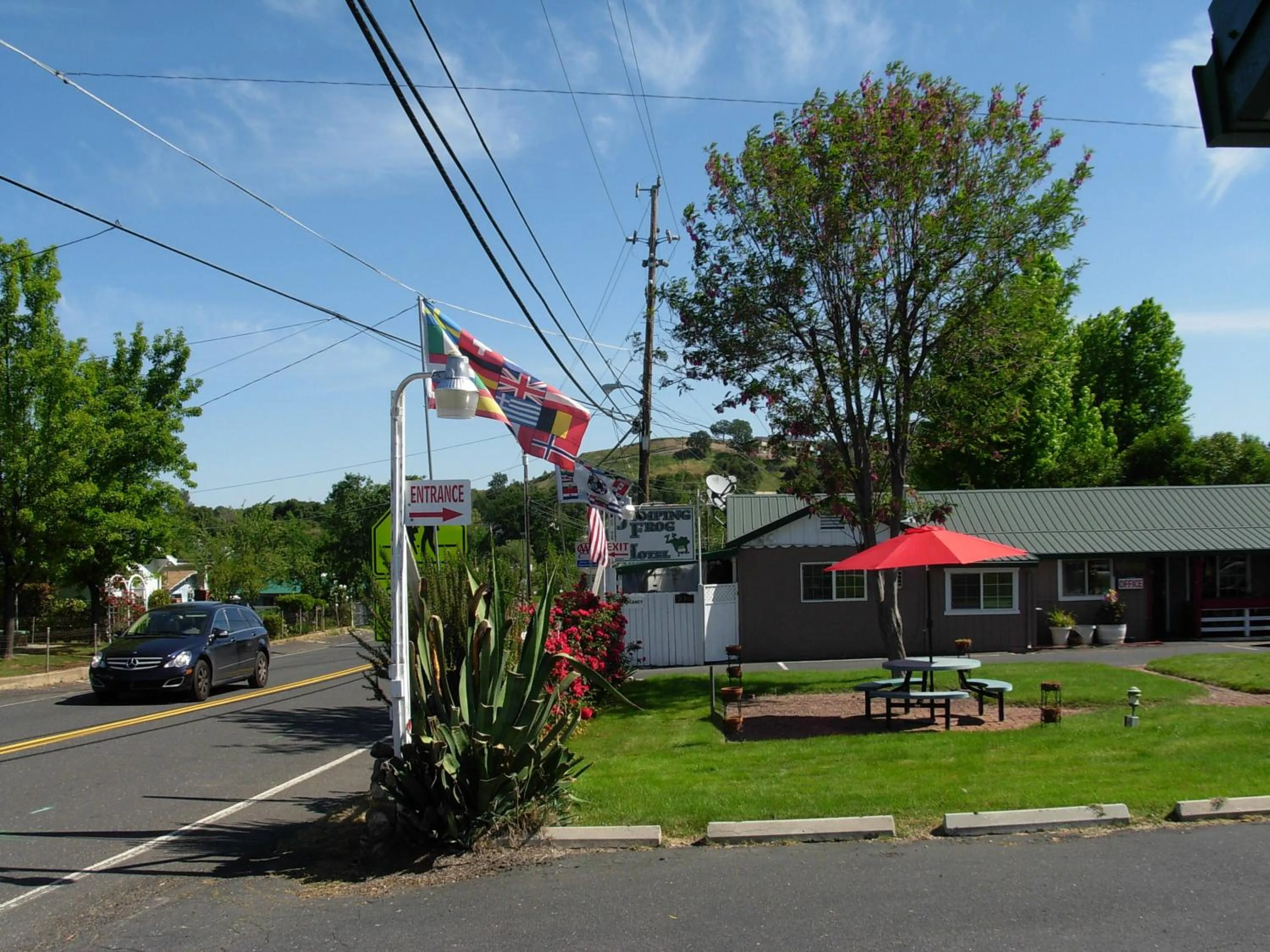 Property building in Jumping Frog Motel