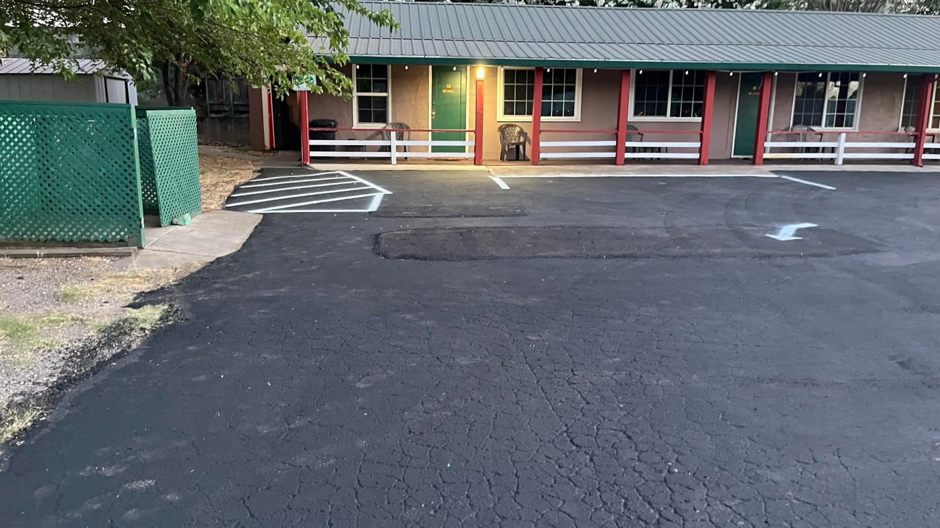 Property building in Jumping Frog Motel