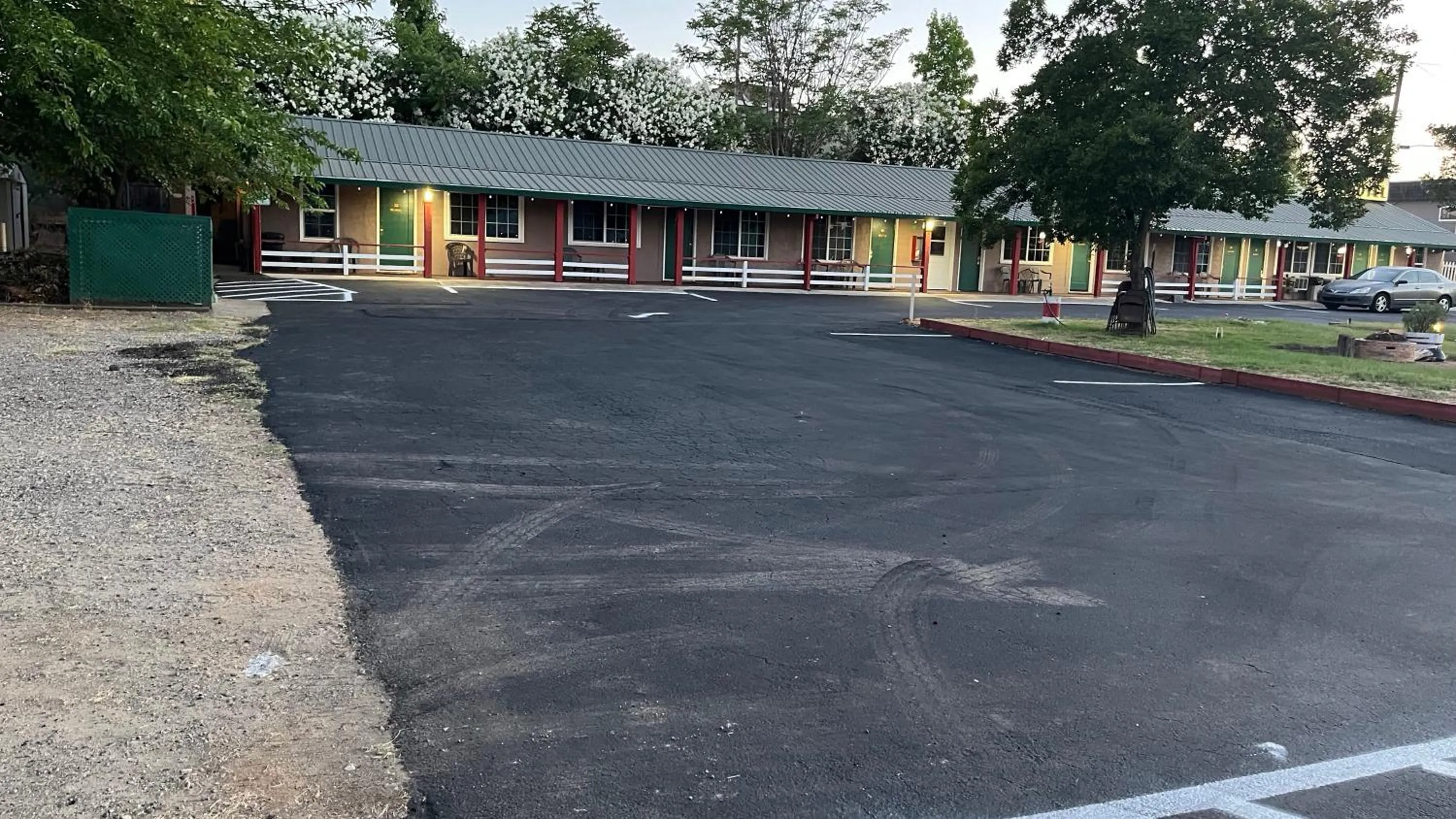 Parking in Jumping Frog Motel