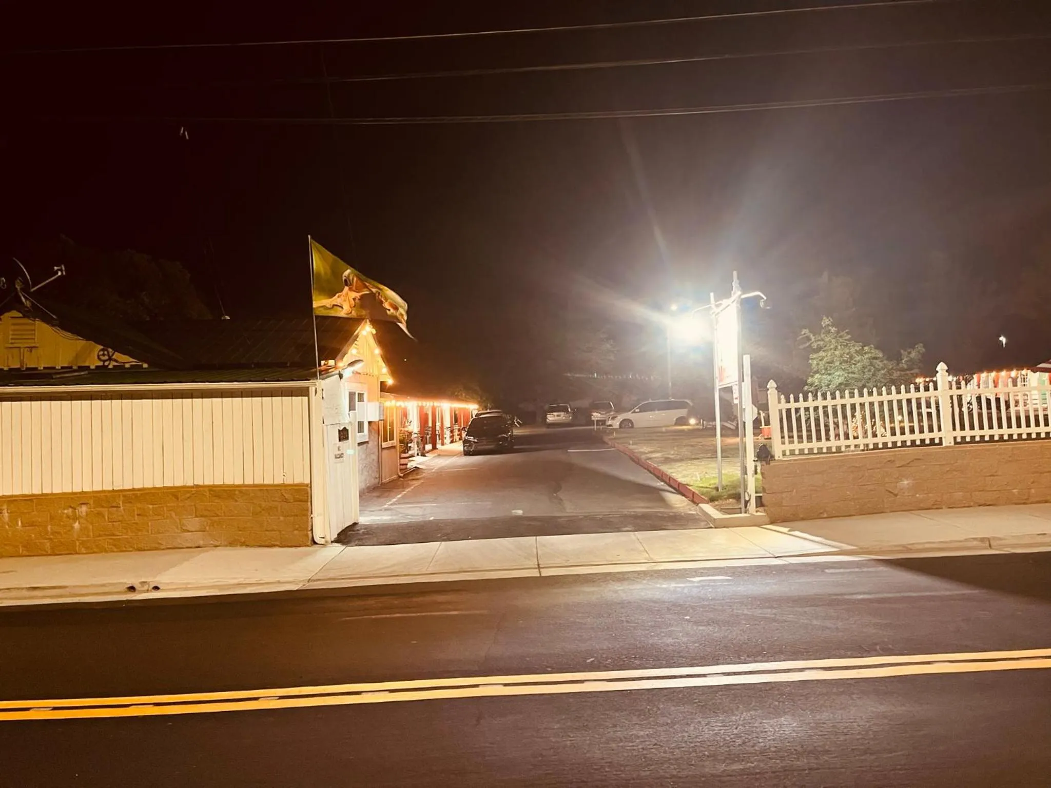 Property building in Jumping Frog Motel