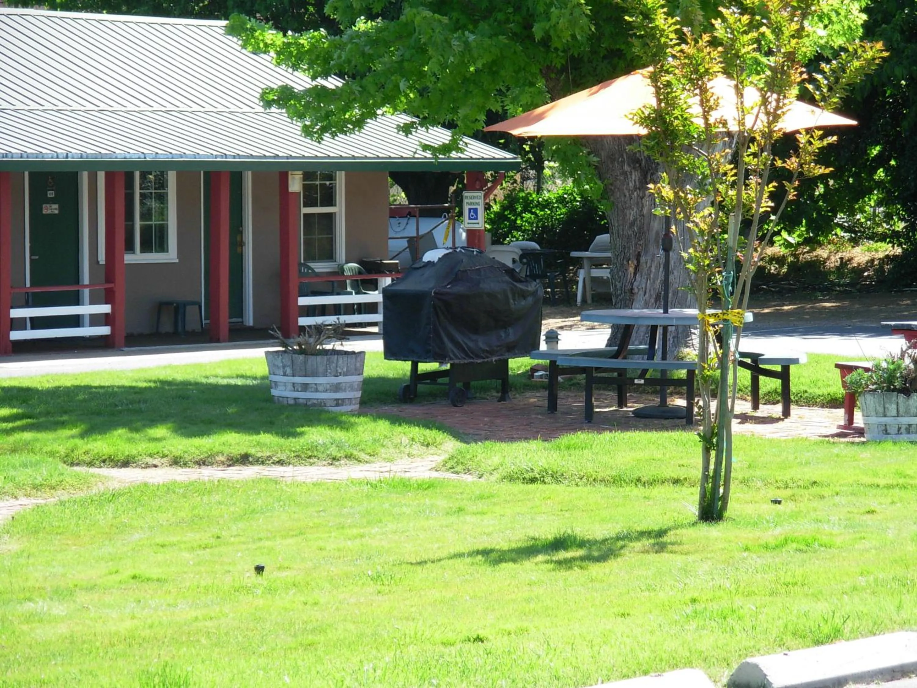 BBQ facilities in Jumping Frog Motel