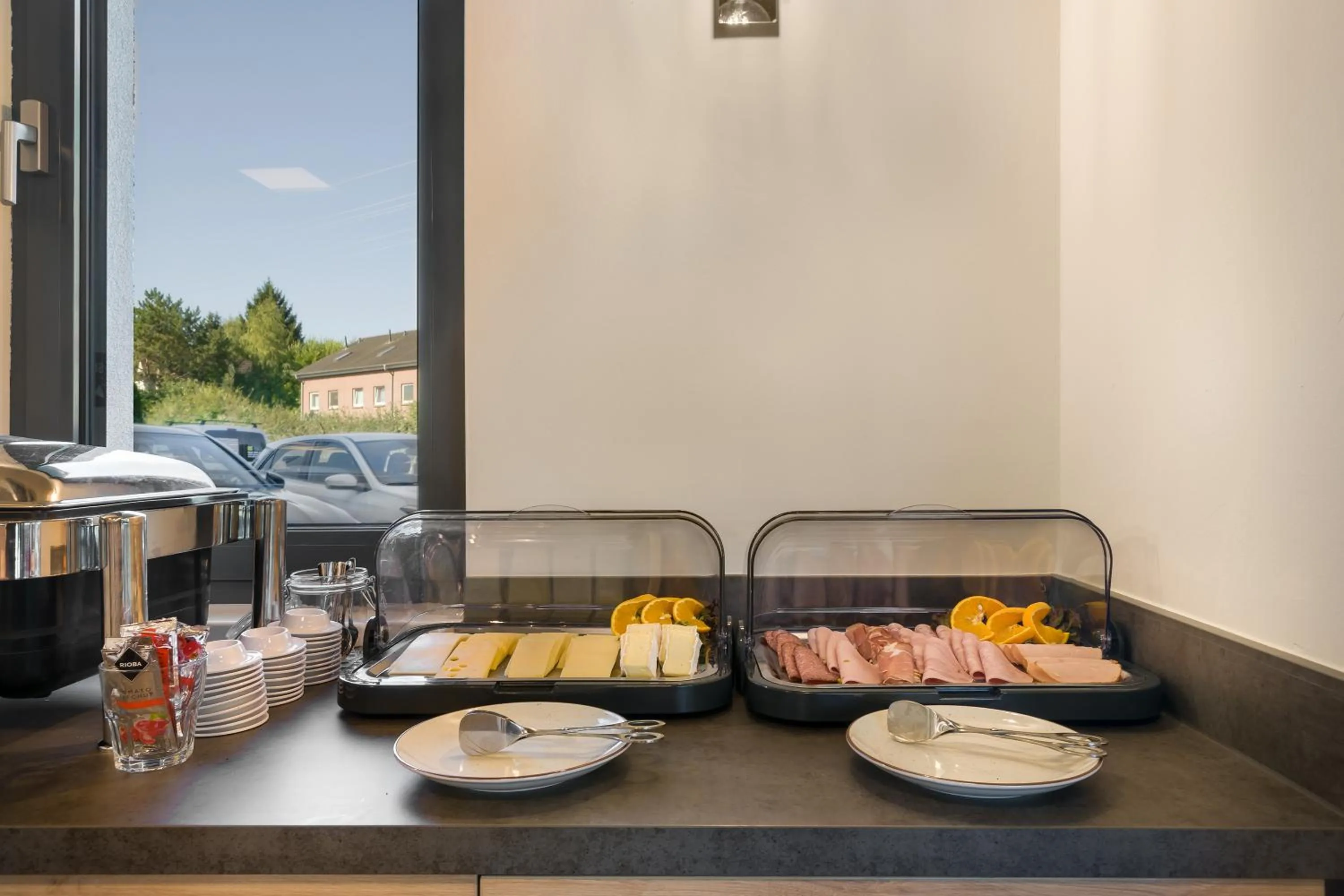 Buffet breakfast in Signature East Hotel Apartment