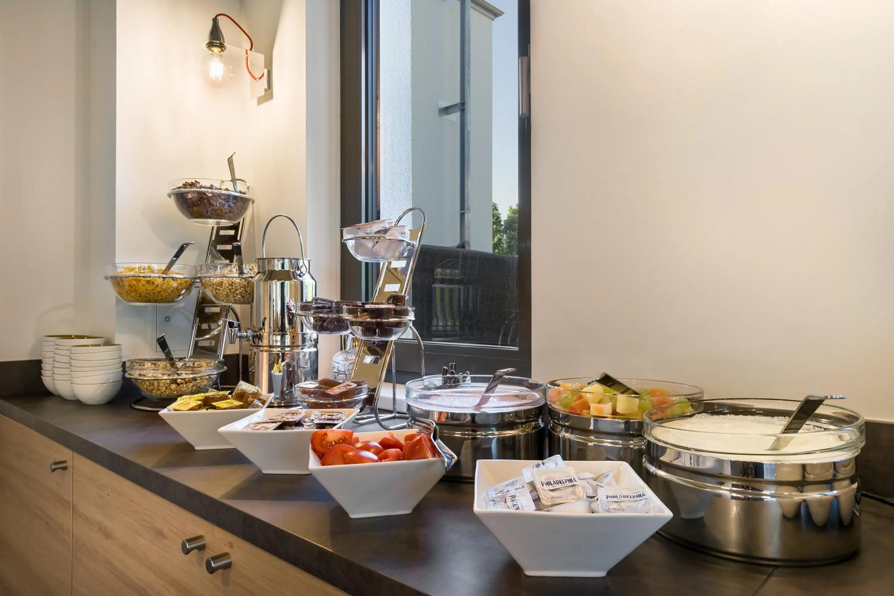 Buffet breakfast in Signature East Hotel Apartment