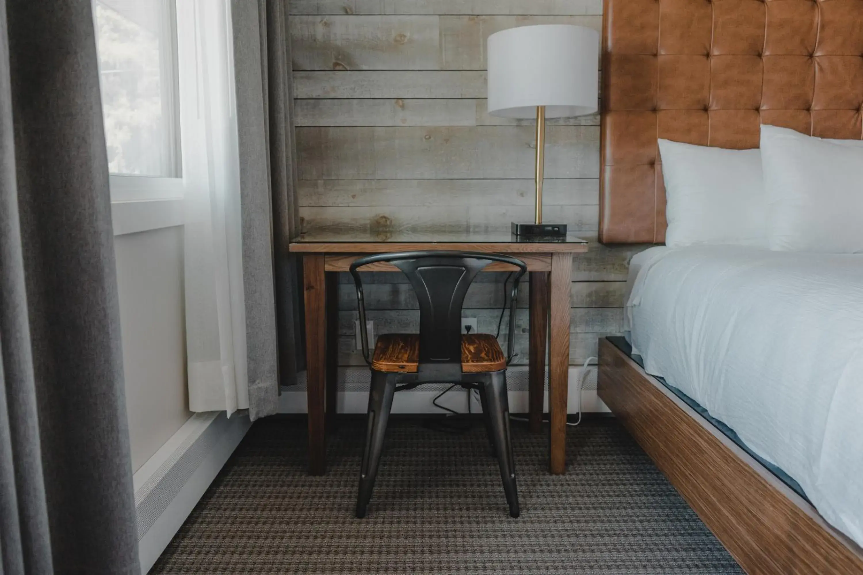 Seating area, Bed in Lamphouse By Basecamp Seating area, Bed in Lamphouse By Basecamp