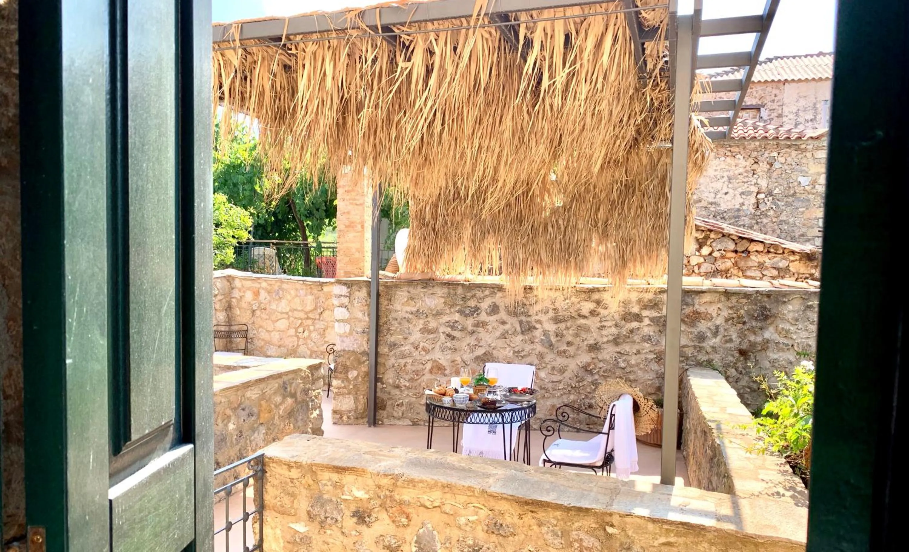 Breakfast in Villa Vager Mani Hotel