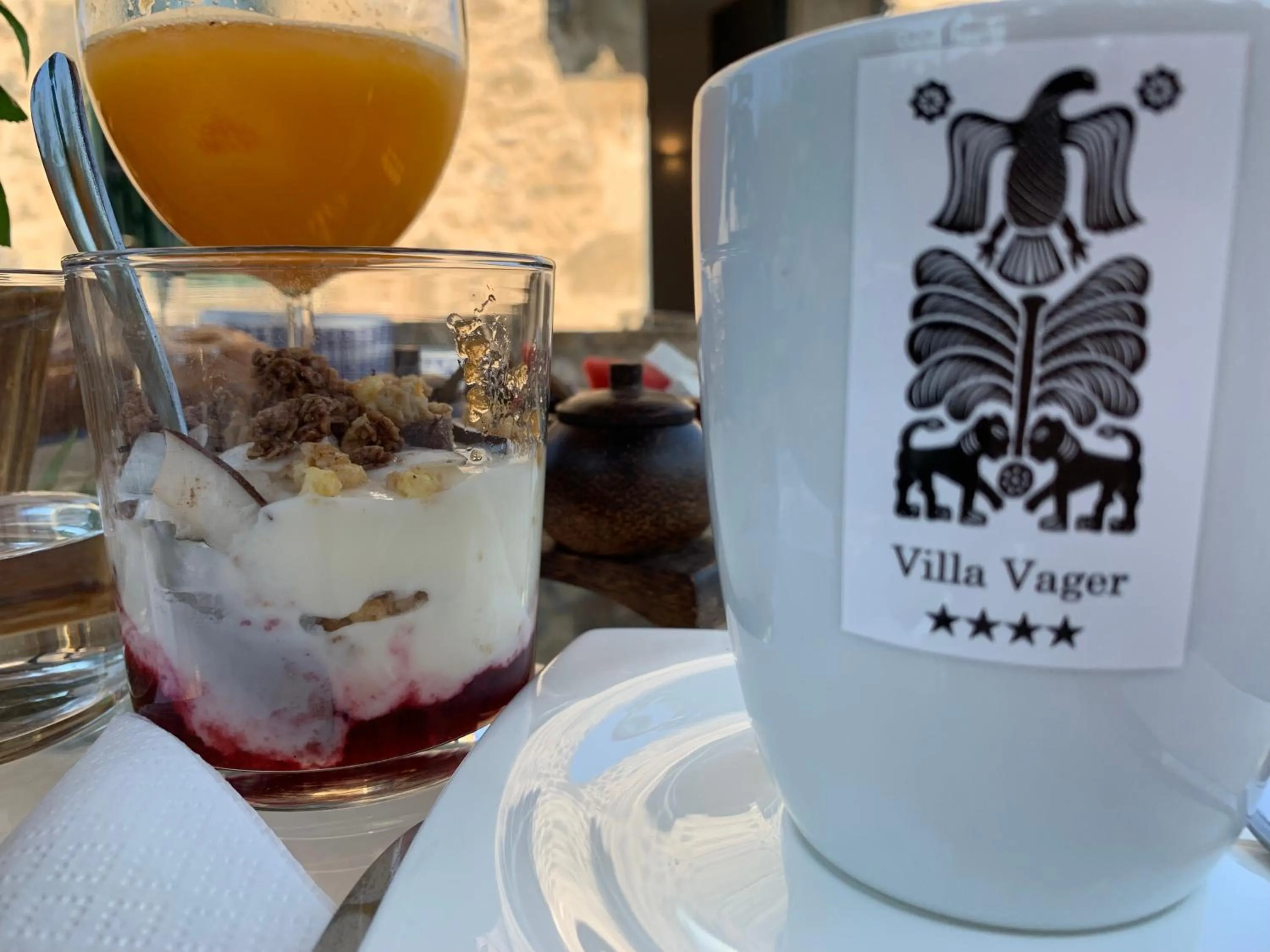 Breakfast in Villa Vager Mani Hotel