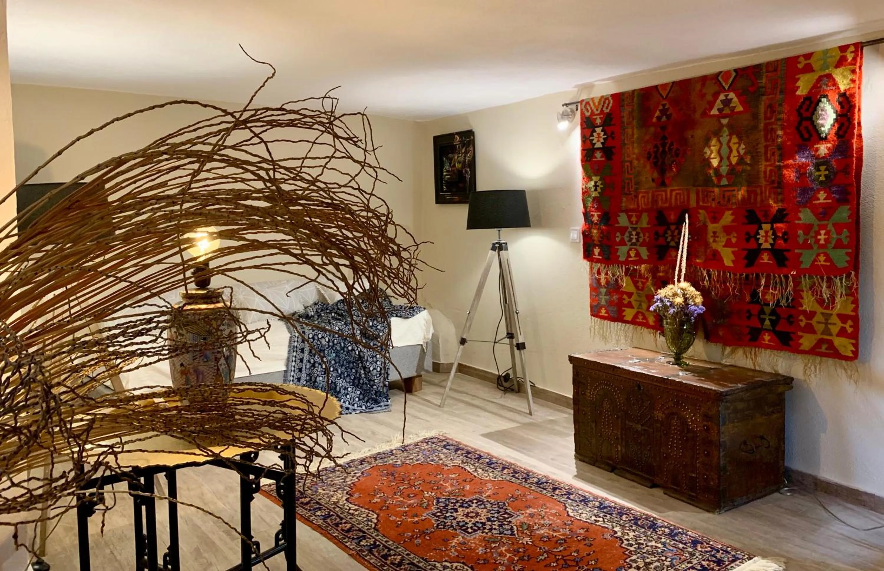 Seating area in Villa Vager Mani Hotel