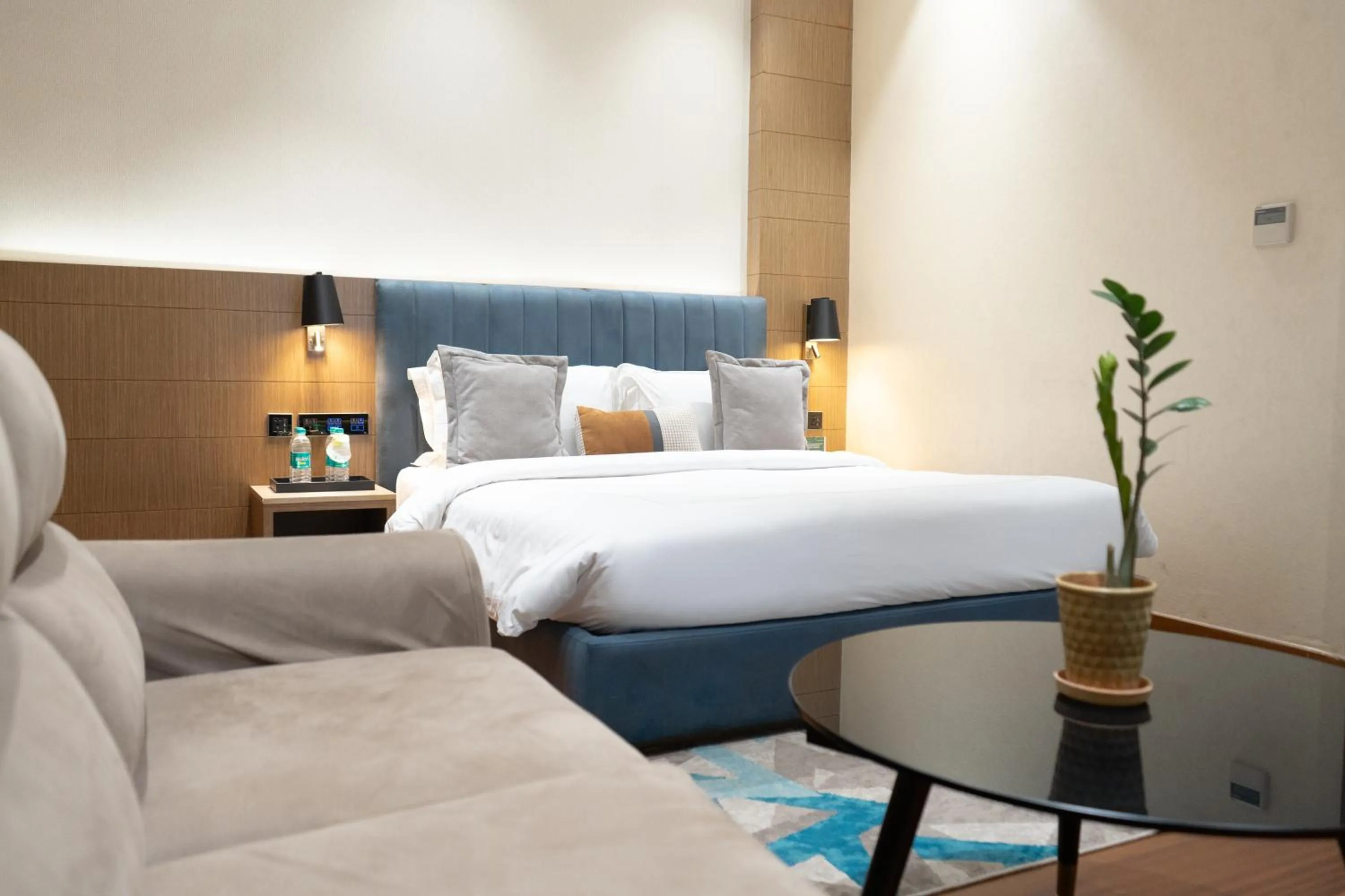 View (from property/room), Bed in Goldfinch Retreat Bangalore