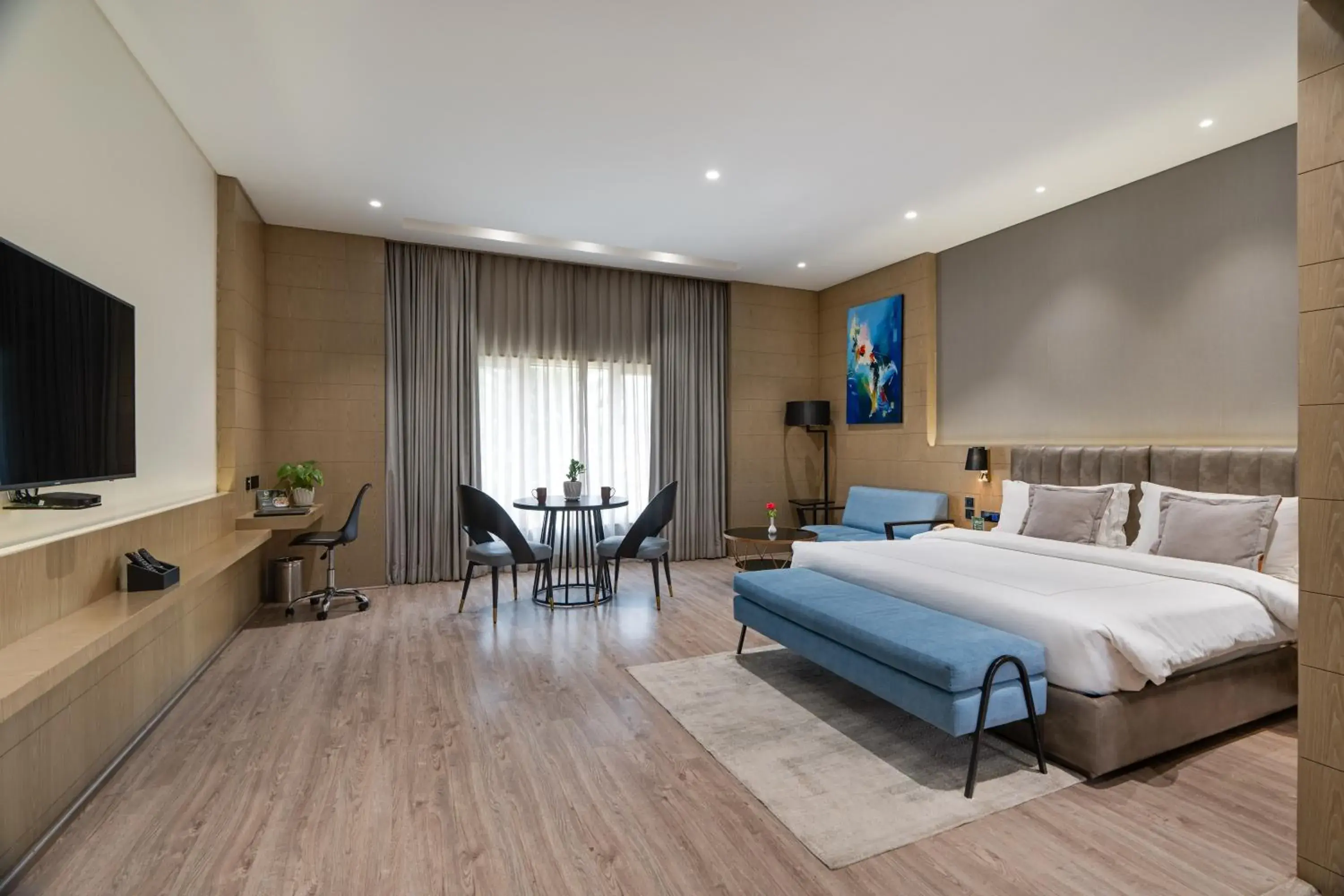 Bed in Goldfinch Retreat Bangalore Bed in Goldfinch Retreat Bangalore