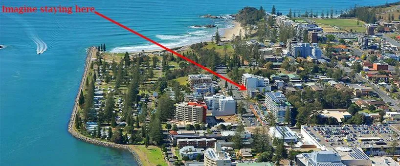 Bird's eye view in Waterview Apartments