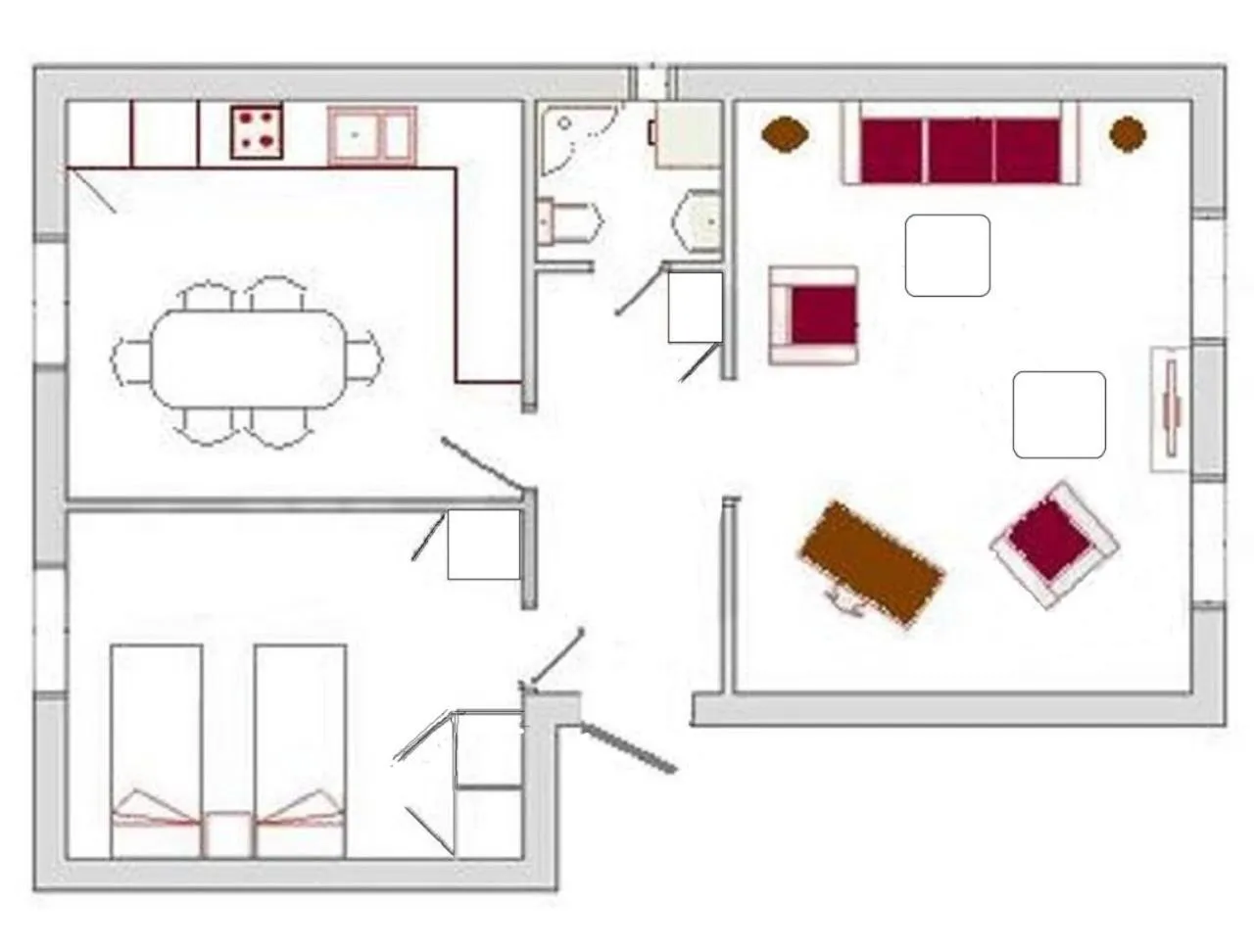 Shower in BoSmart Apartments