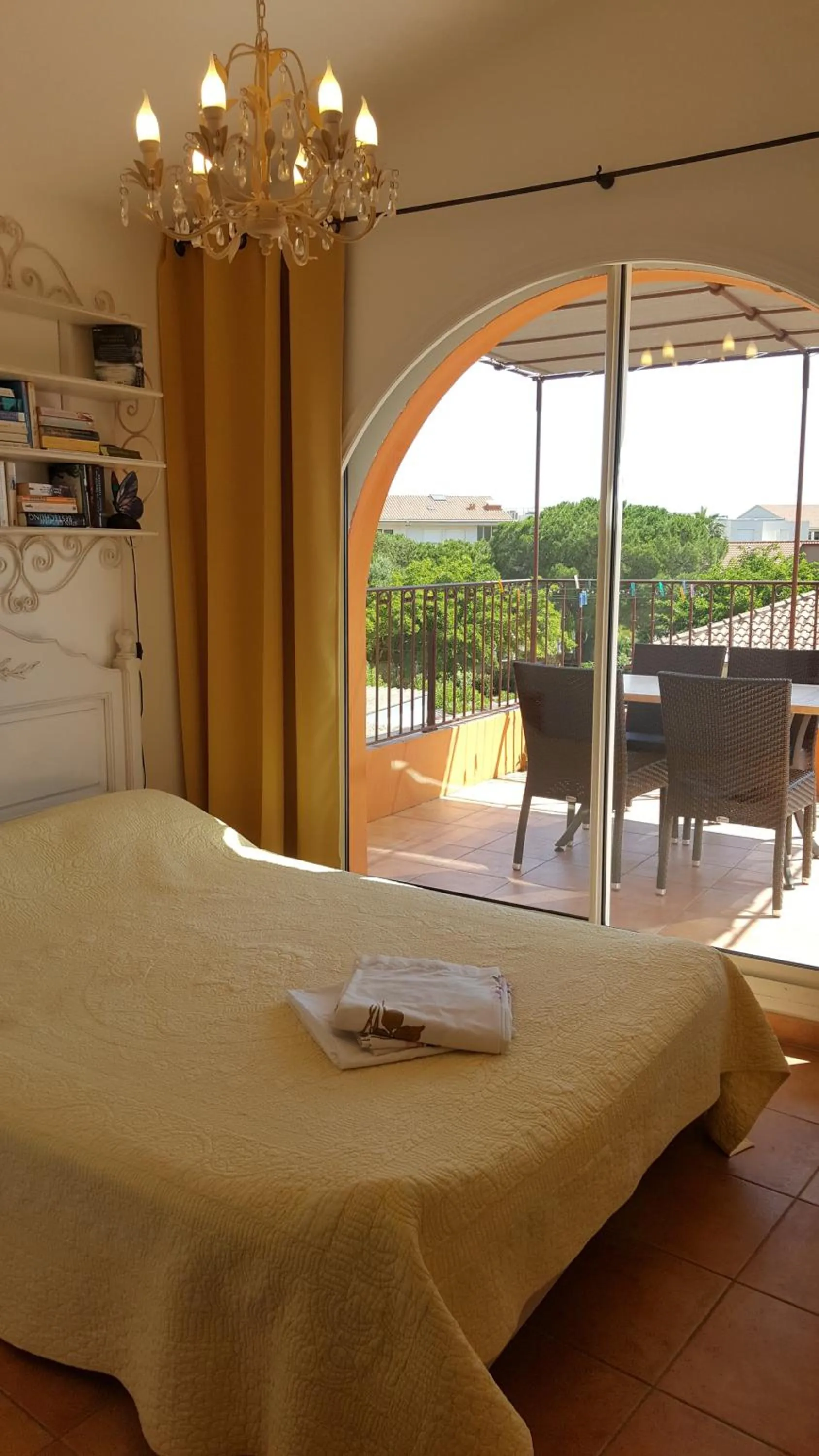 Balcony/Terrace, Bed in Résidence A Merula