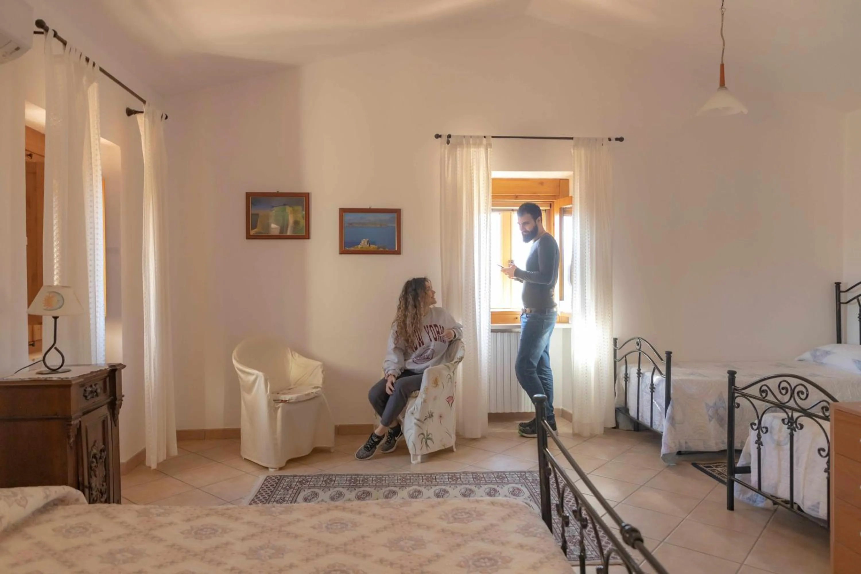 Bed in La dimora di Radha B&B Centro Olistico