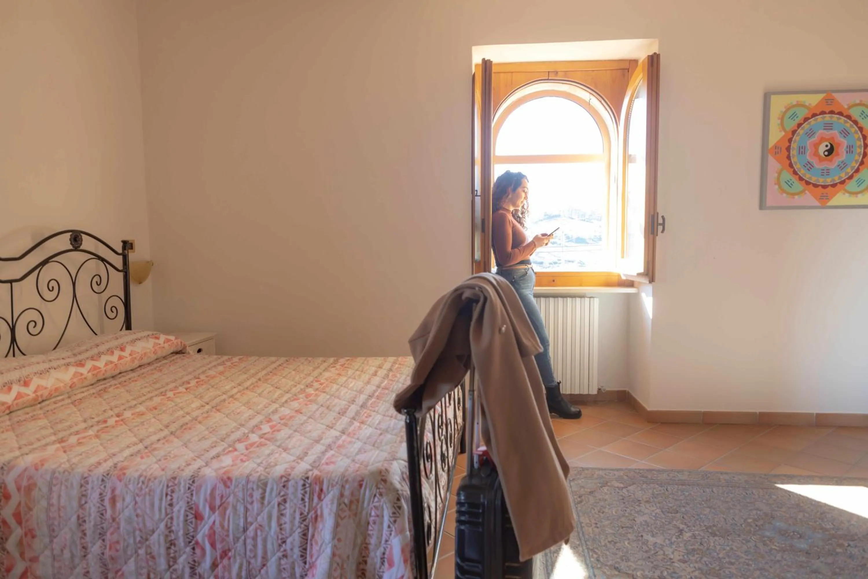 Bed in La dimora di Radha B&B Centro Olistico