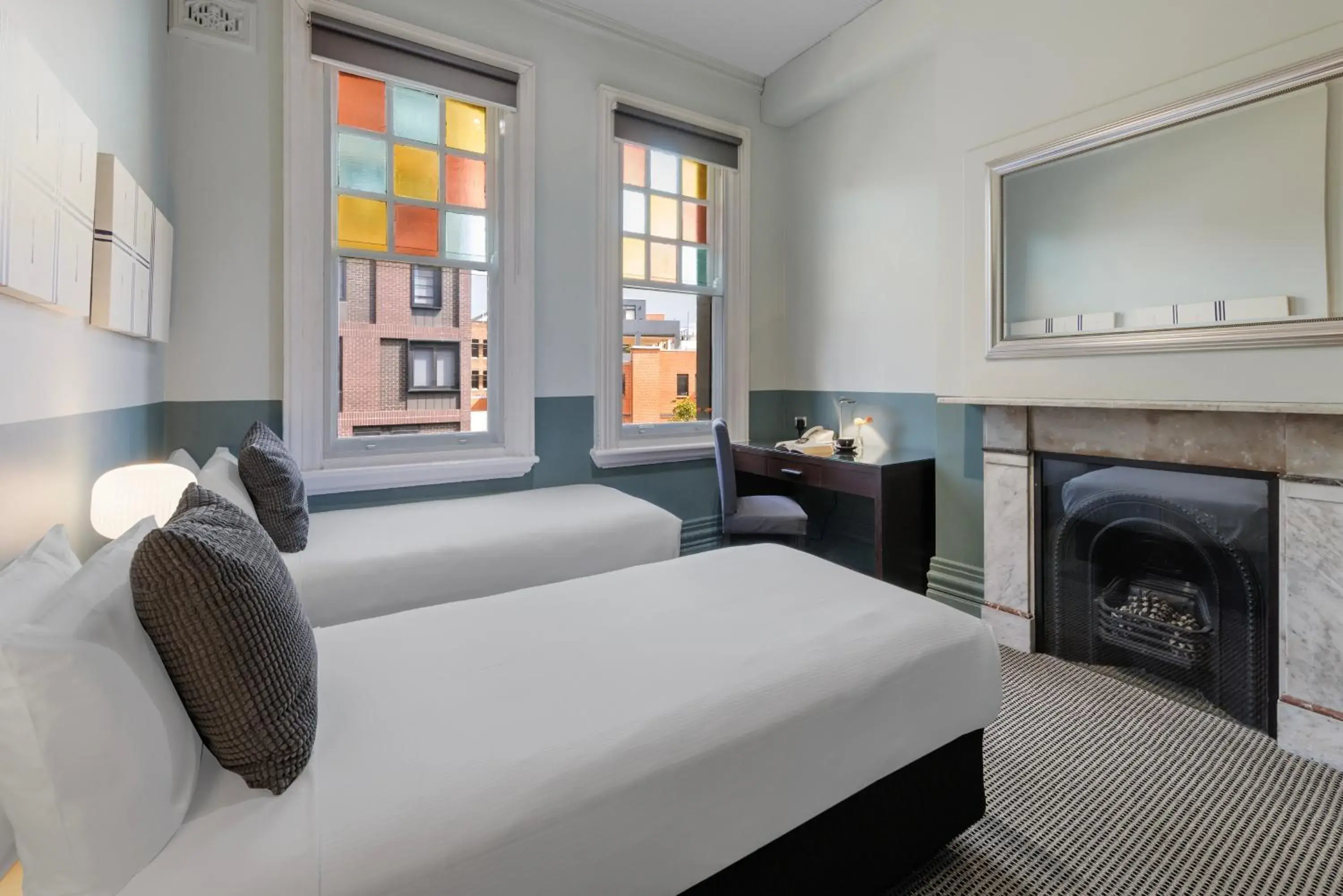 Bed in Vulcan Hotel Sydney Bed in Vulcan Hotel Sydney