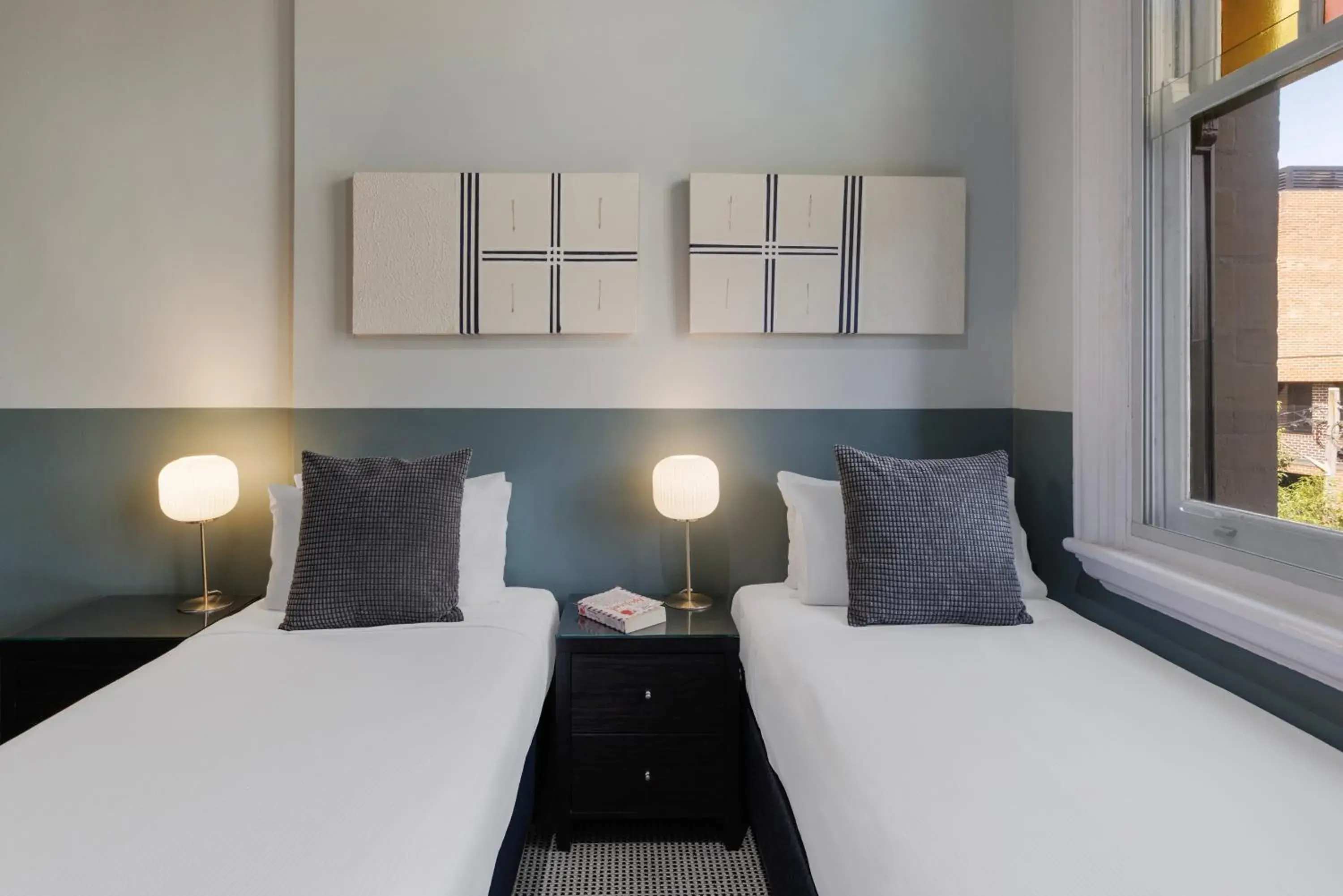 Bed in Vulcan Hotel Sydney Bed in Vulcan Hotel Sydney