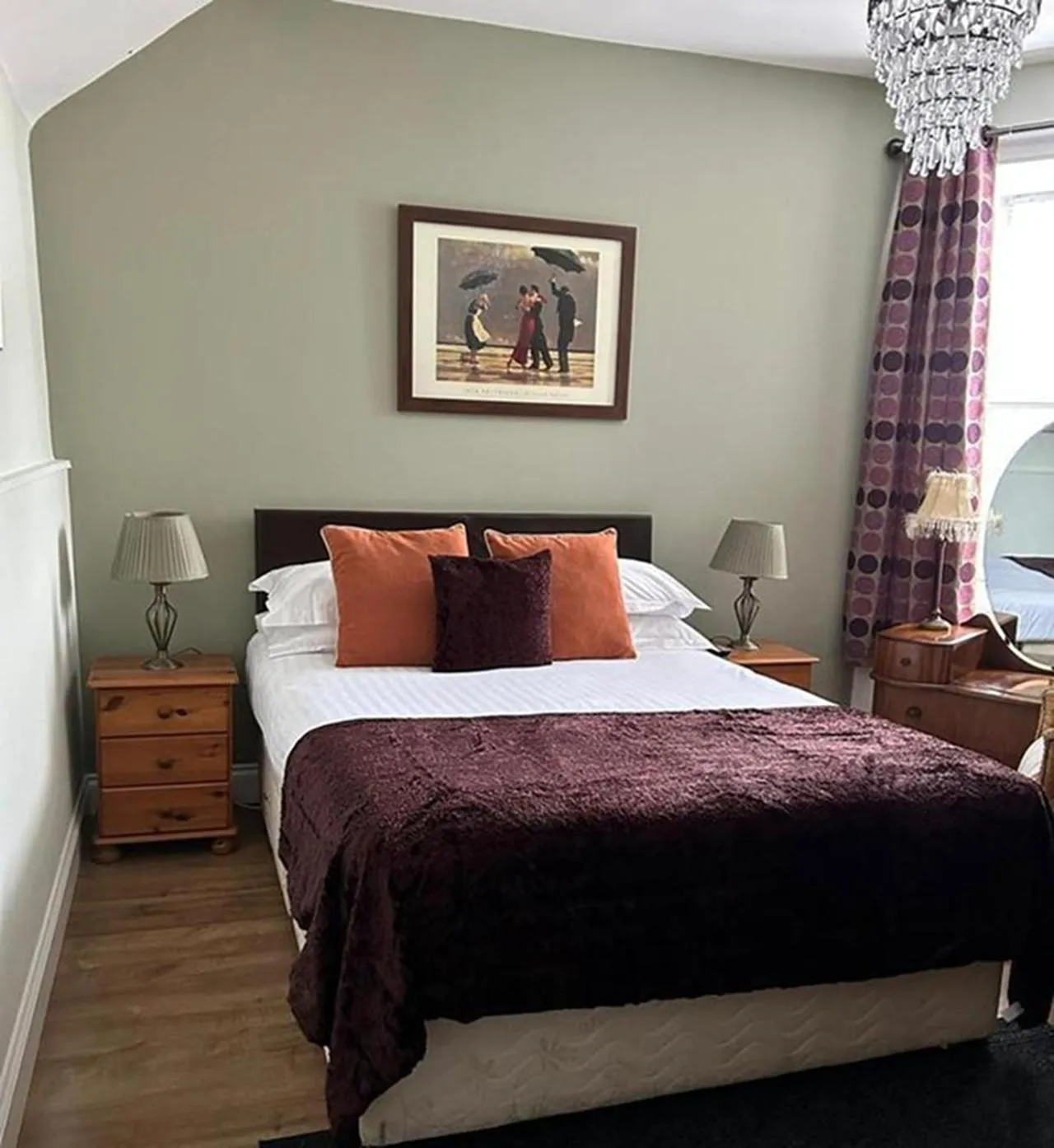 Bedroom, Bed in Bridge of Cally Hotel