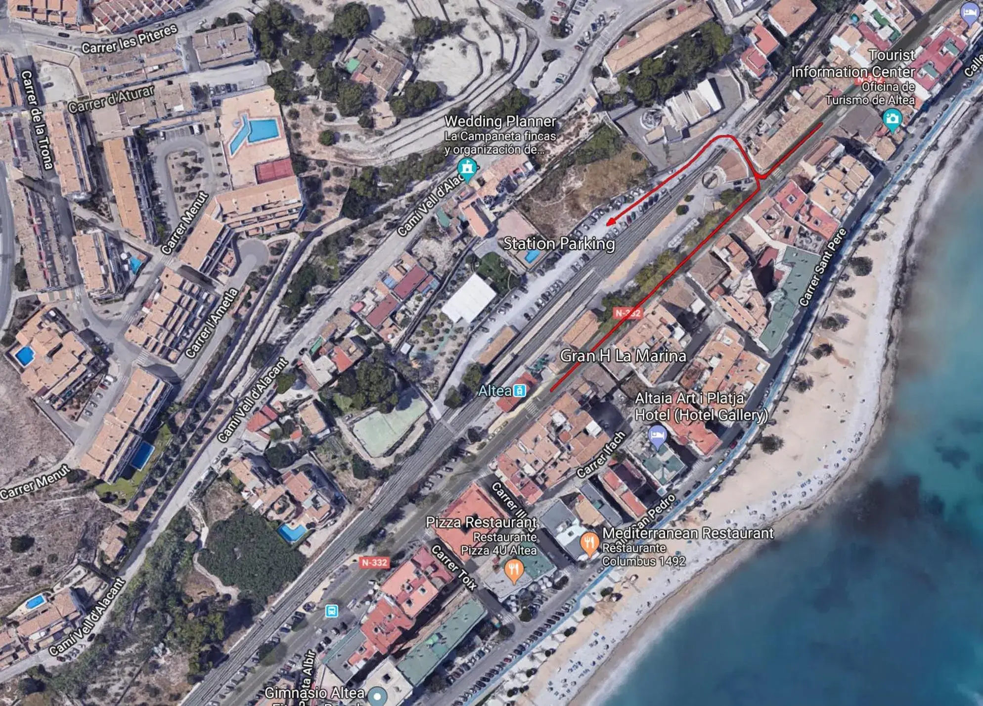 Bird's eye view in Gran H La Marina Bird's eye view in Gran H La Marina