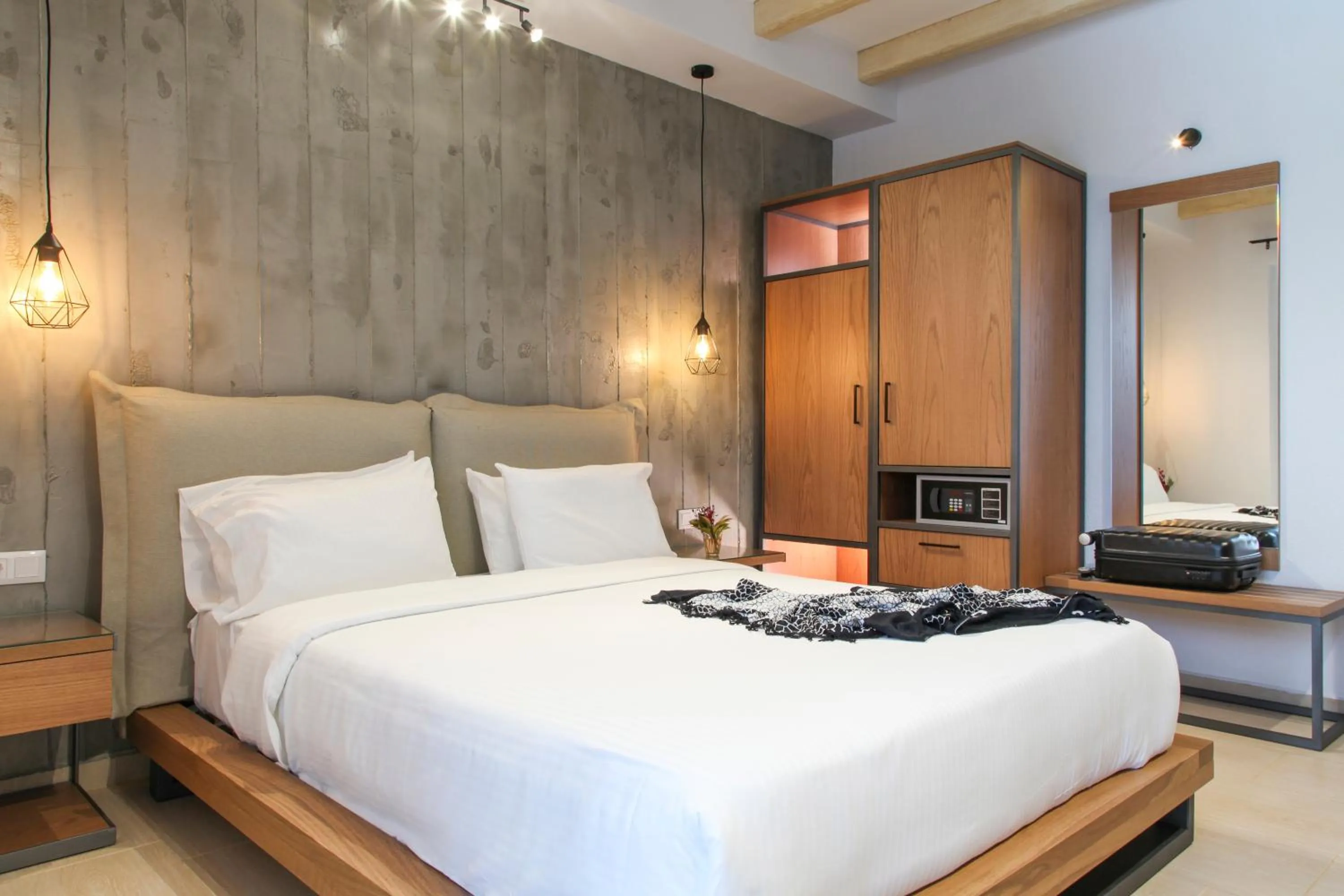 Bed in Royal Hotel and Suites