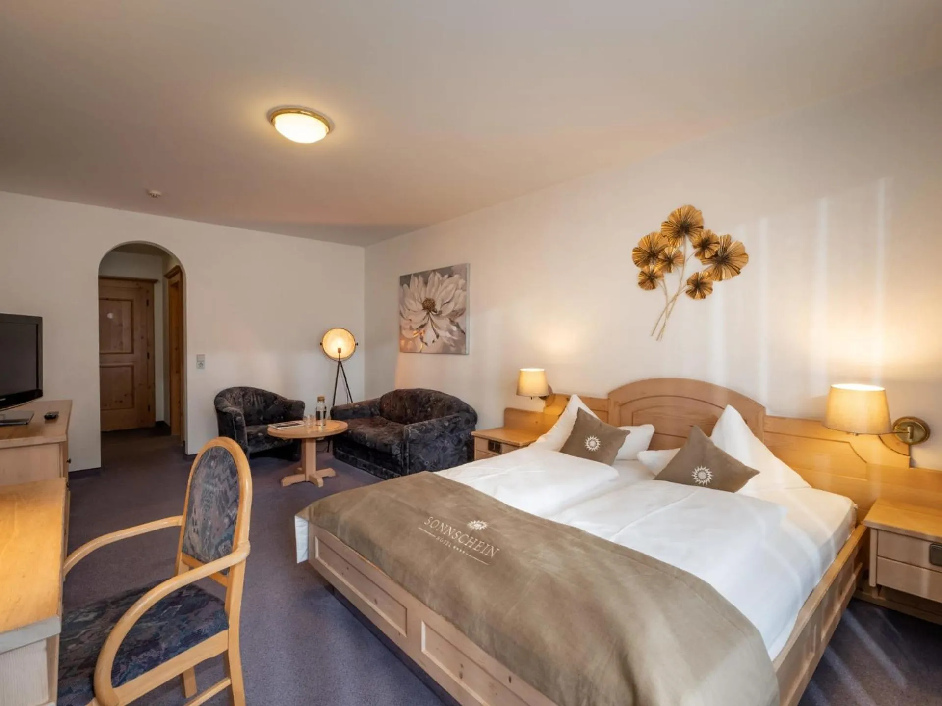 TV and multimedia, Bed in Hotel Sonnschein