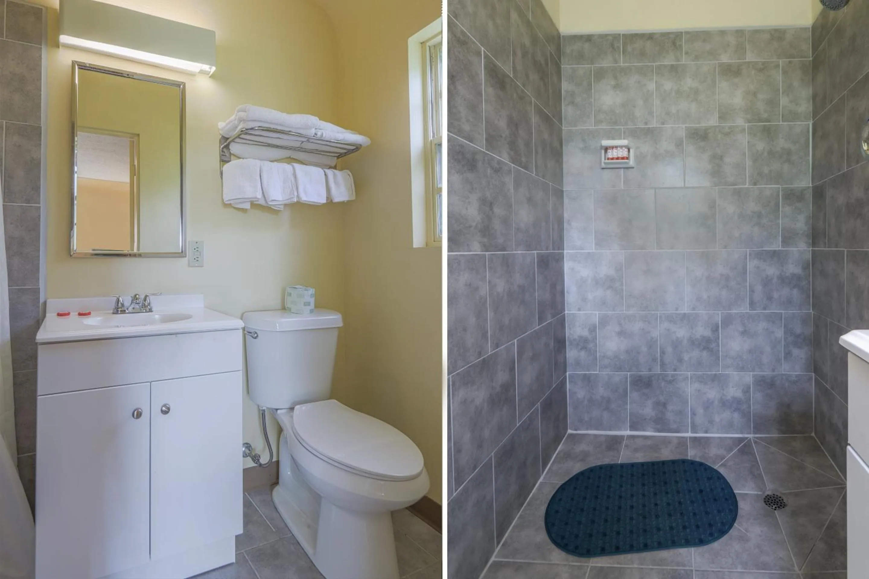 Bathroom in OYO Hotel North Lima OH - Boardman