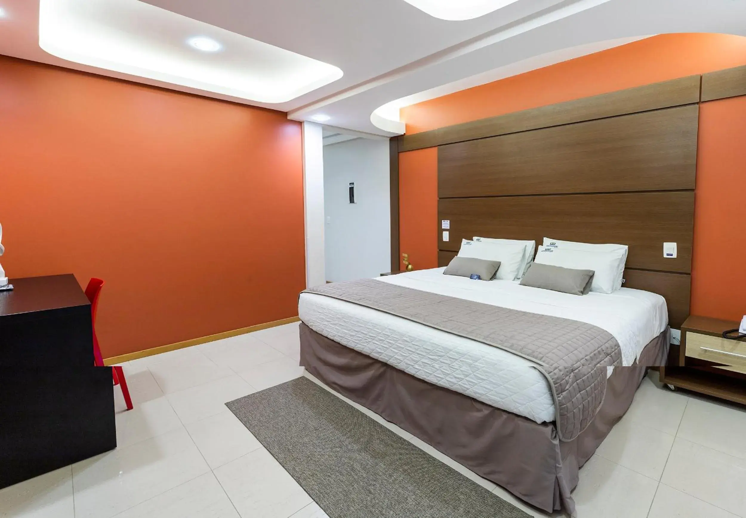 Bed in Centromar Hotel Bed in Centromar Hotel