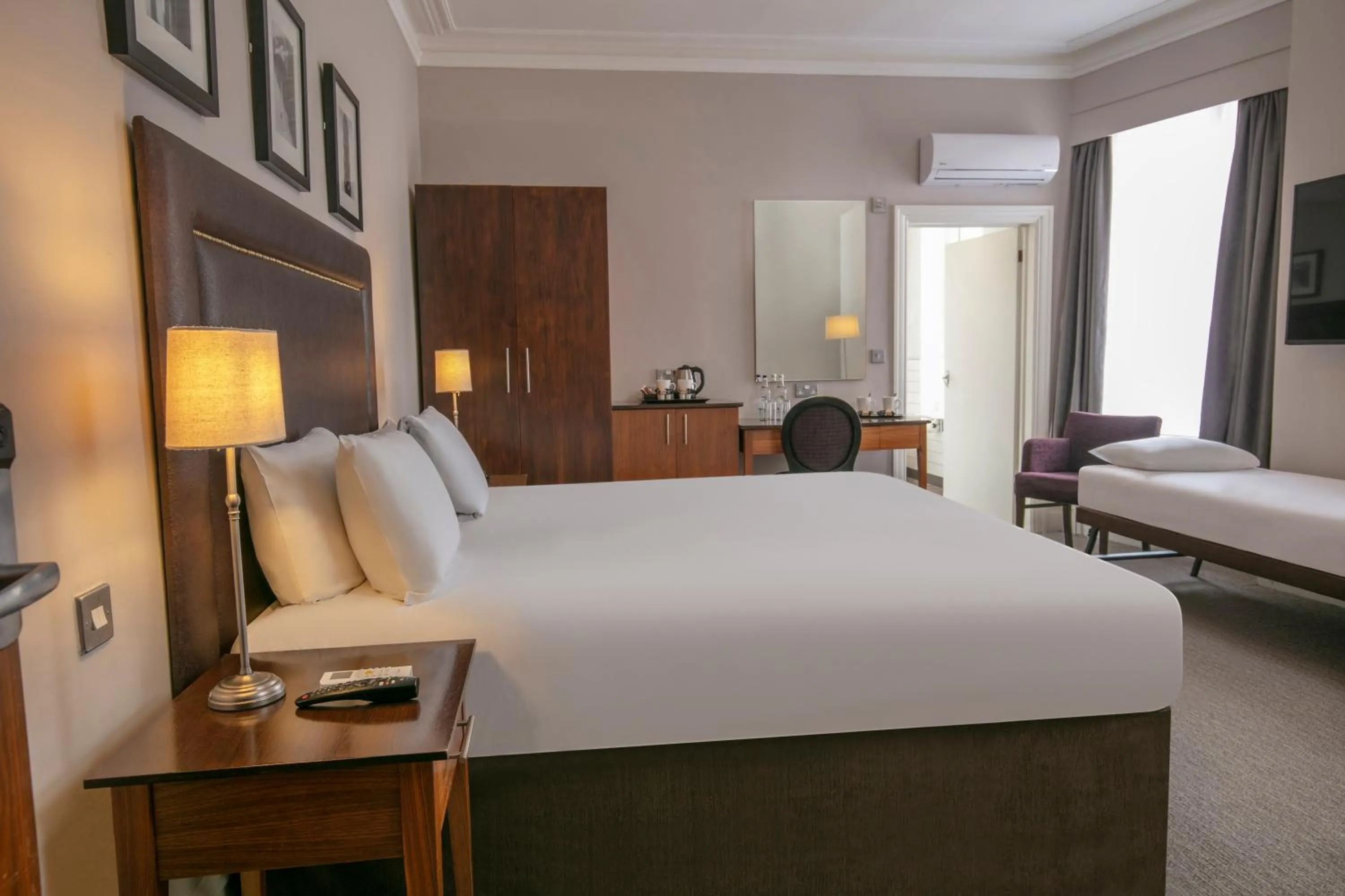 Bedroom, Bed in Bournemouth West Cliff Hotel & Spa