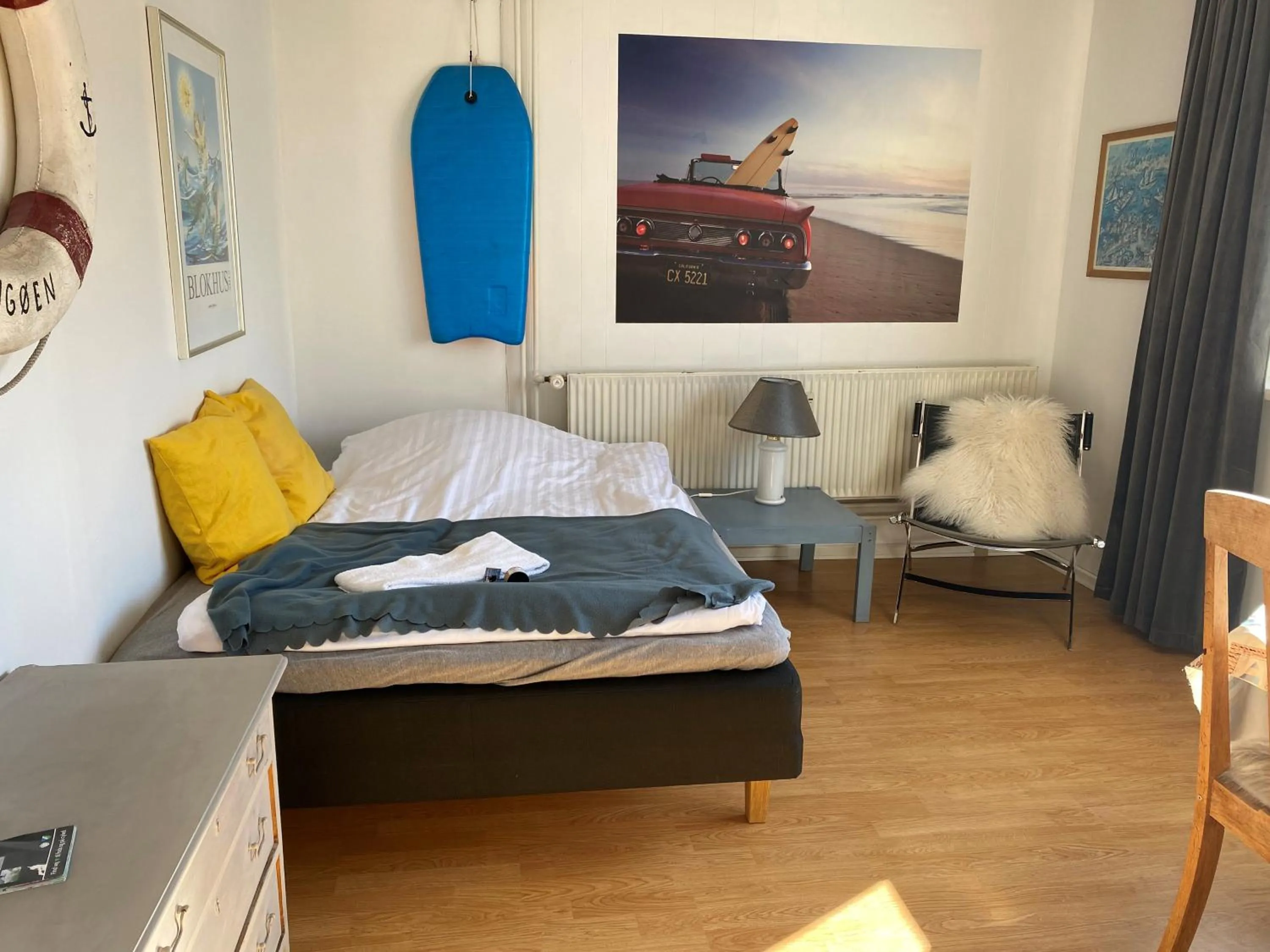 Twin Room with Shared Bathroom in Motel Hune Apartments