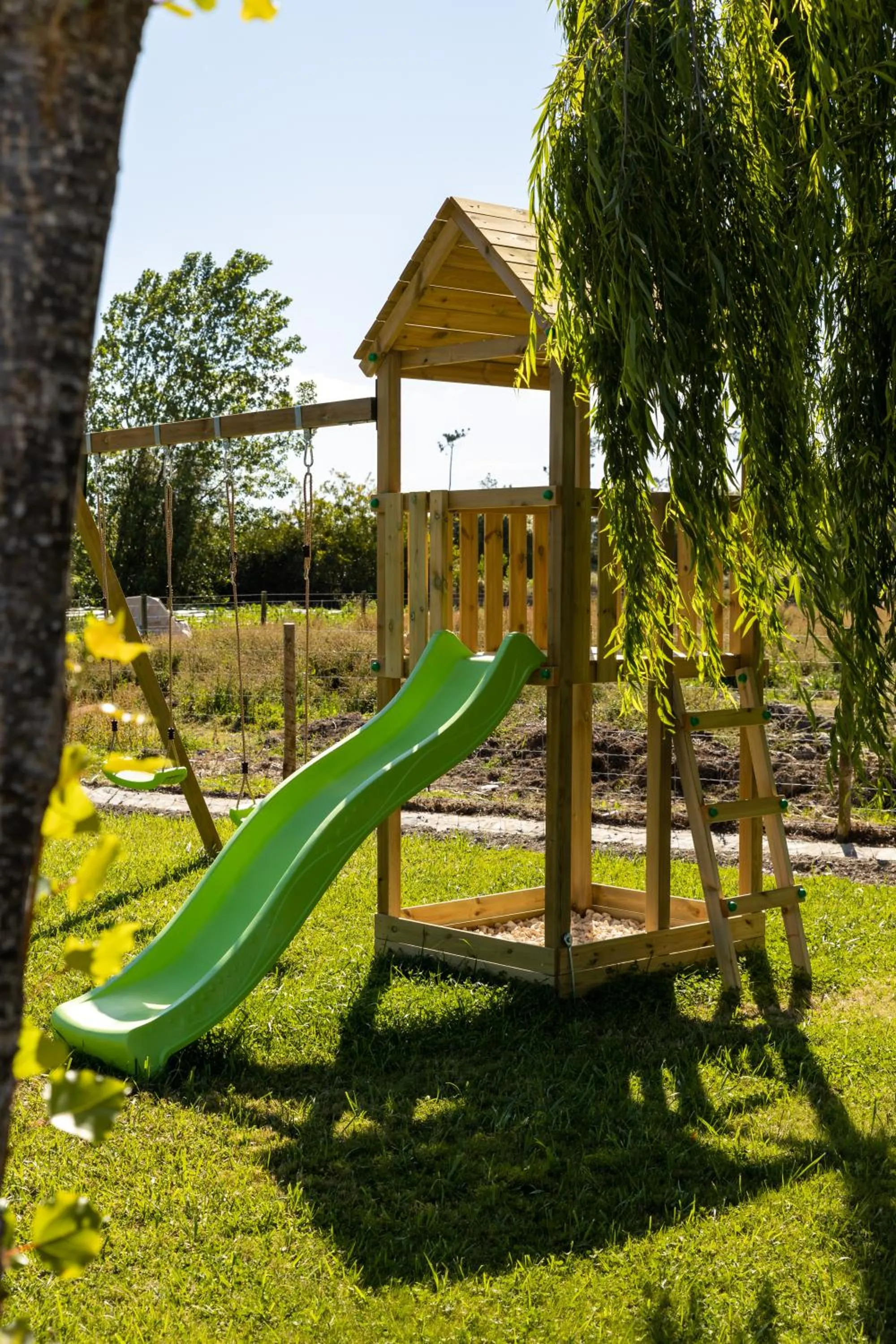 Children play ground in Monte do Zeca