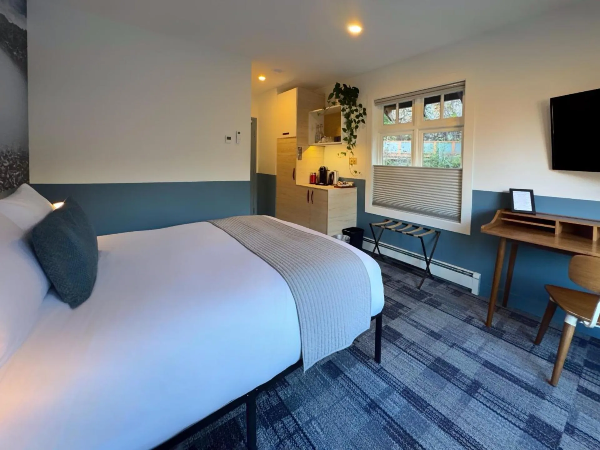 Bed in Artisan Suites on Bowen