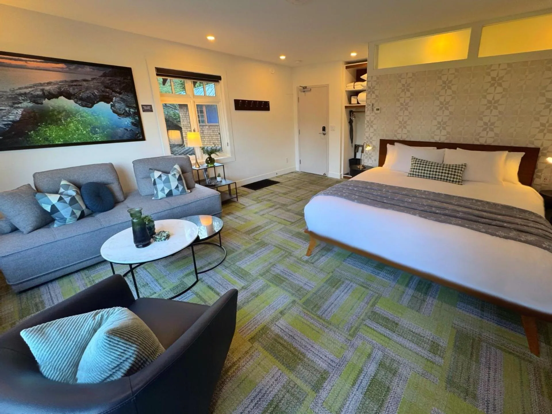 Bed in Artisan Suites on Bowen